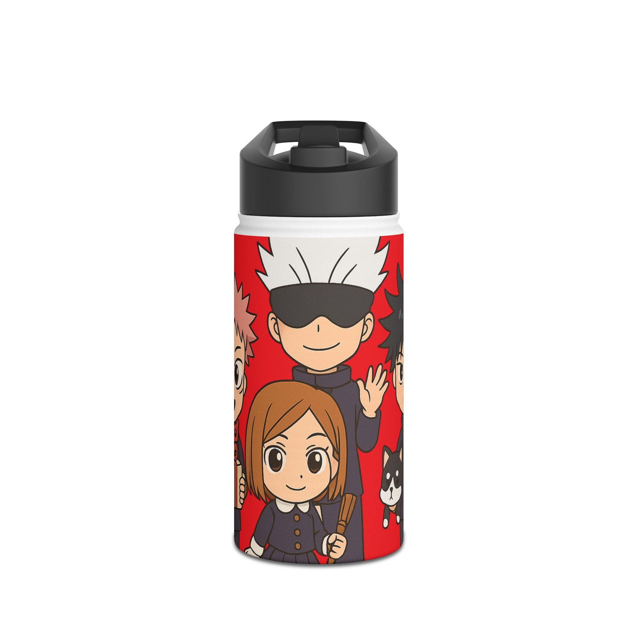 Jujutsu Kaisen Anime Stainless Steel Water Bottle, Standard Lid ( Solo Leveling)