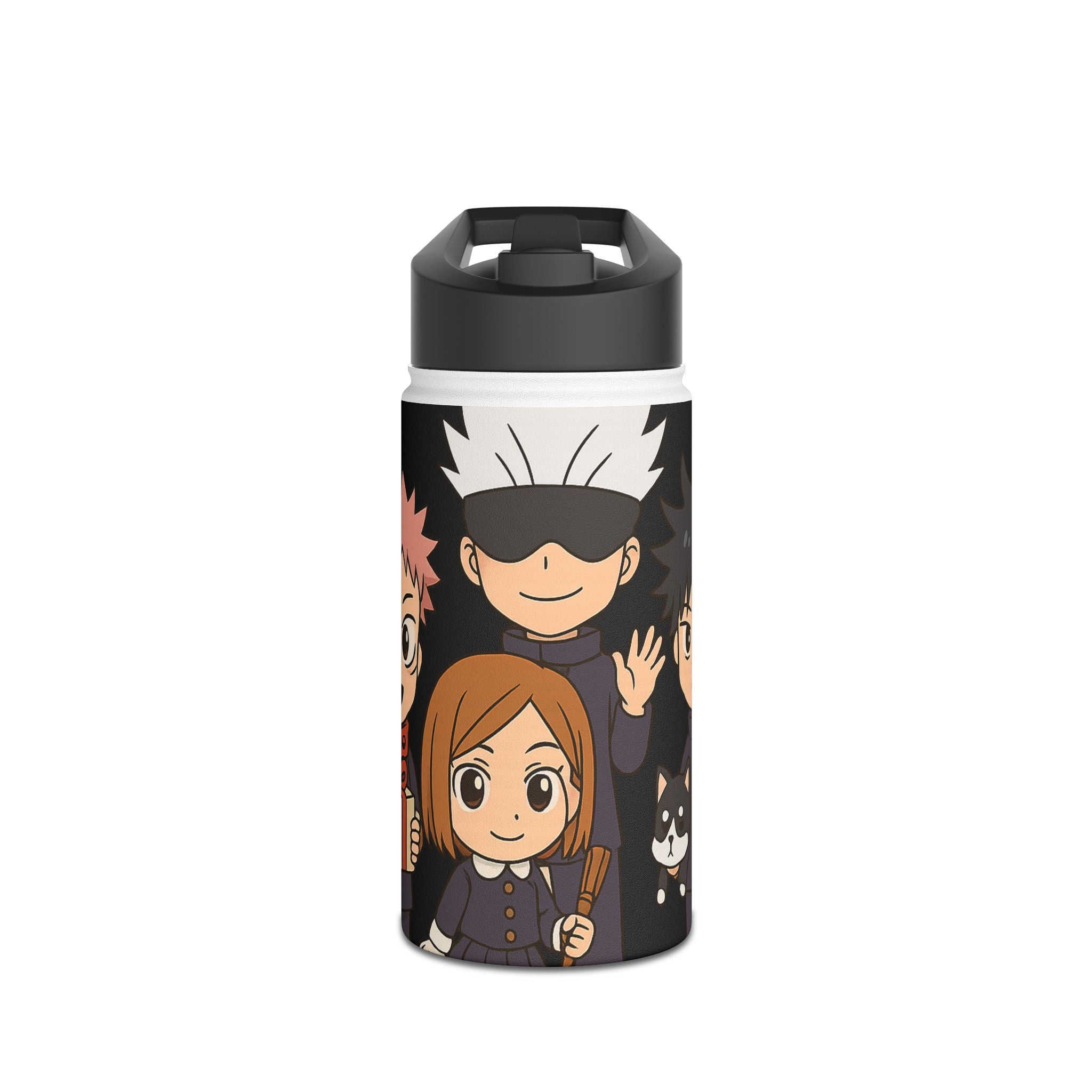 Jujutsu Kaisen Anime Stainless Steel Water Bottle, Standard Lid ( Solo Leveling)