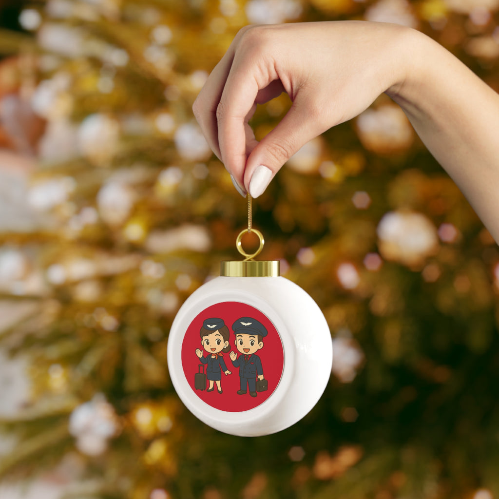 Flight  Crew Ball Ornament