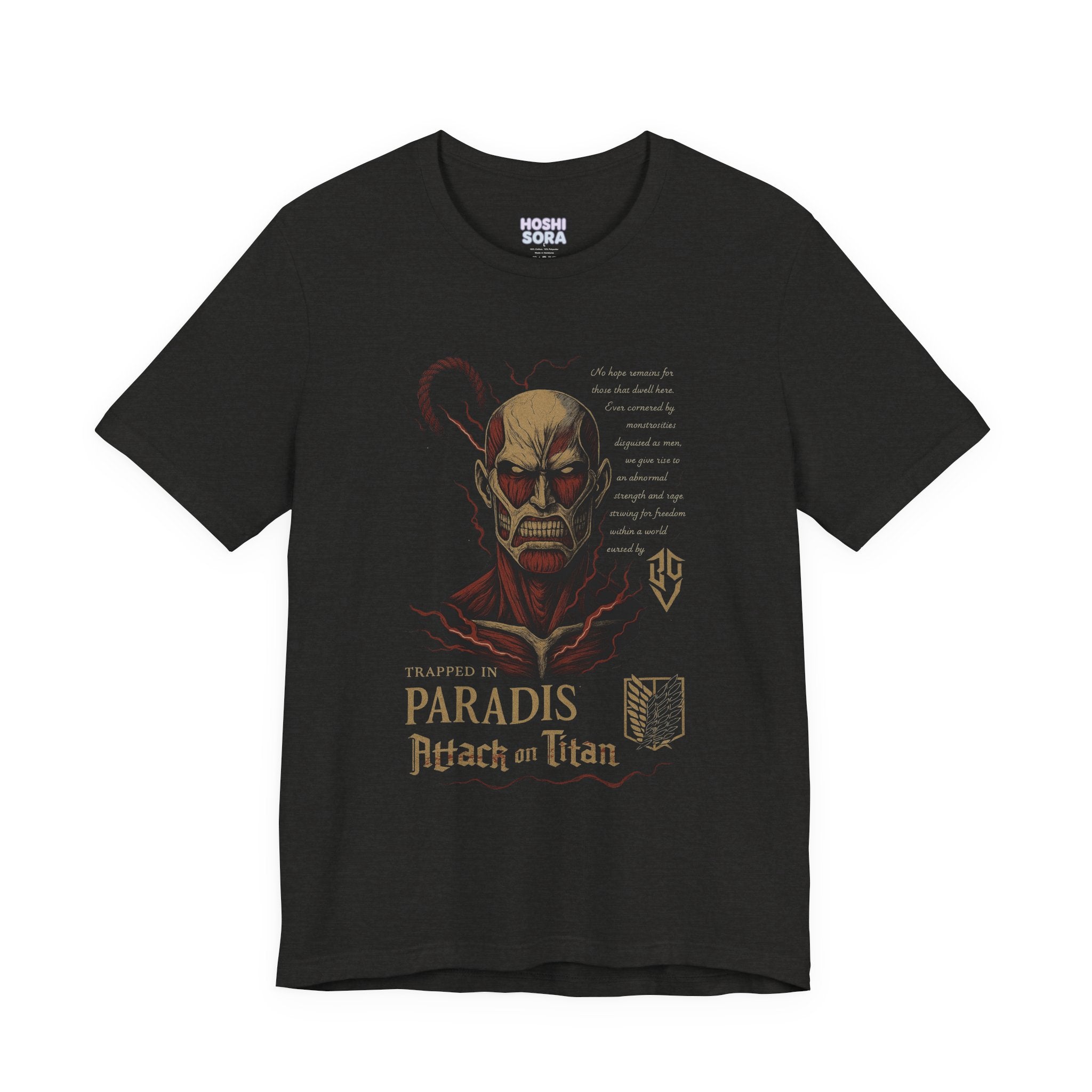 Attack on Titan Unisex Jersey Short Sleeve Tee