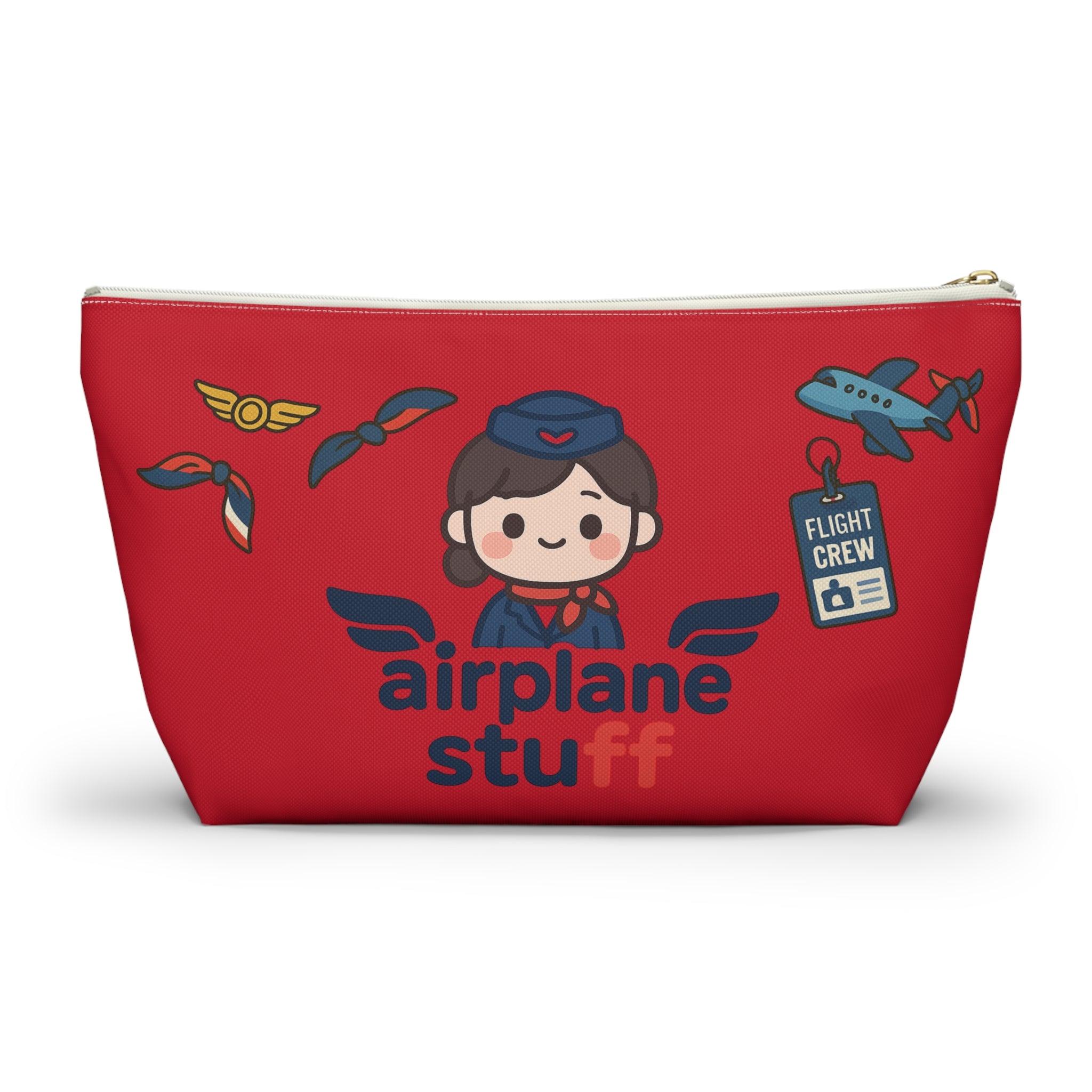 Flight Crew Accessory Pouch w T-bottom