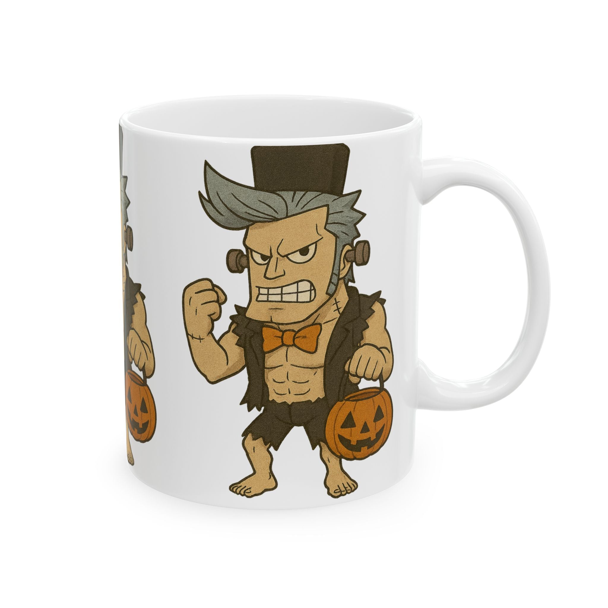 Halloween Franky Anime Ceramic Mug, (11oz, 15oz)