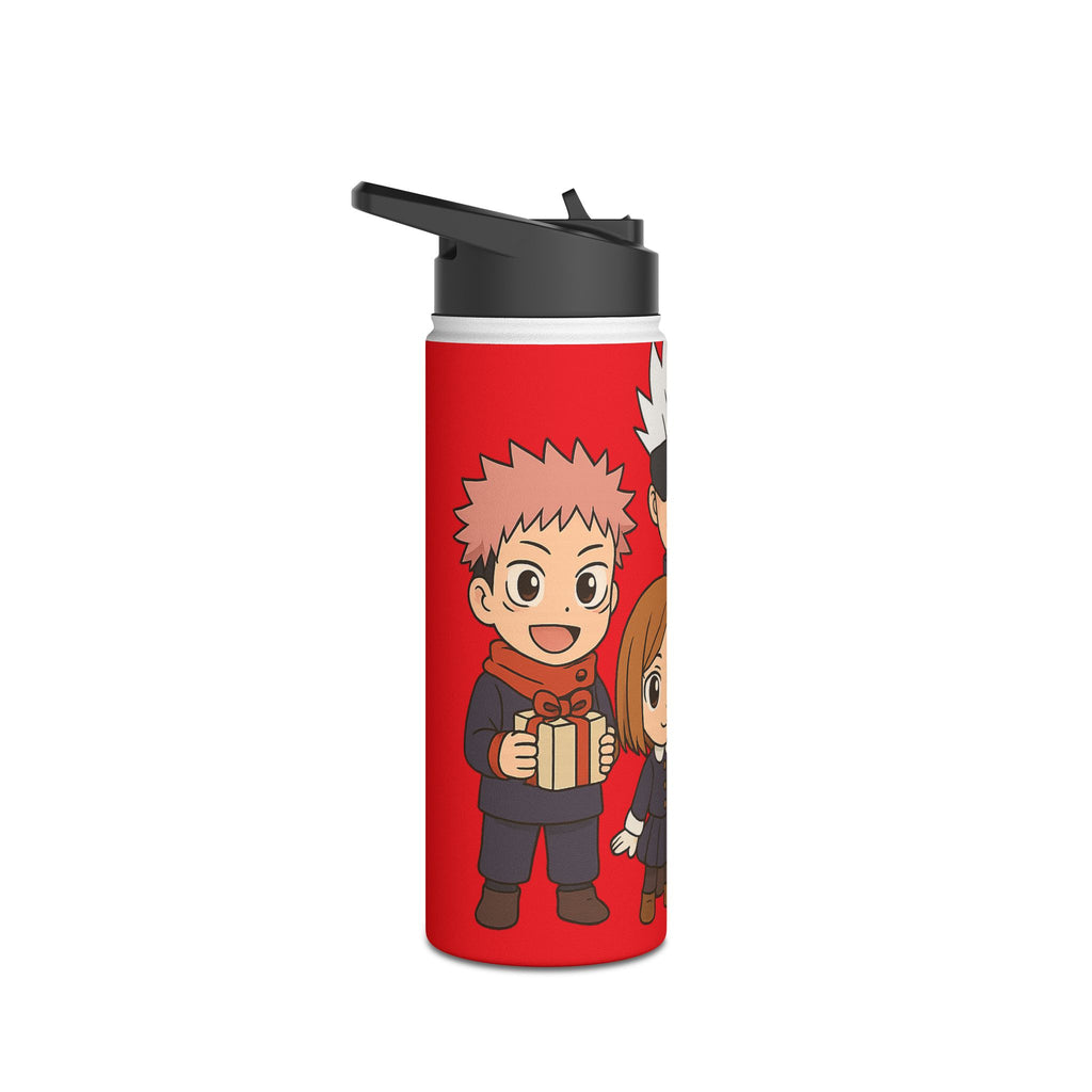 Jujutsu Kaisen Anime Stainless Steel Water Bottle, Standard Lid ( Solo Leveling)
