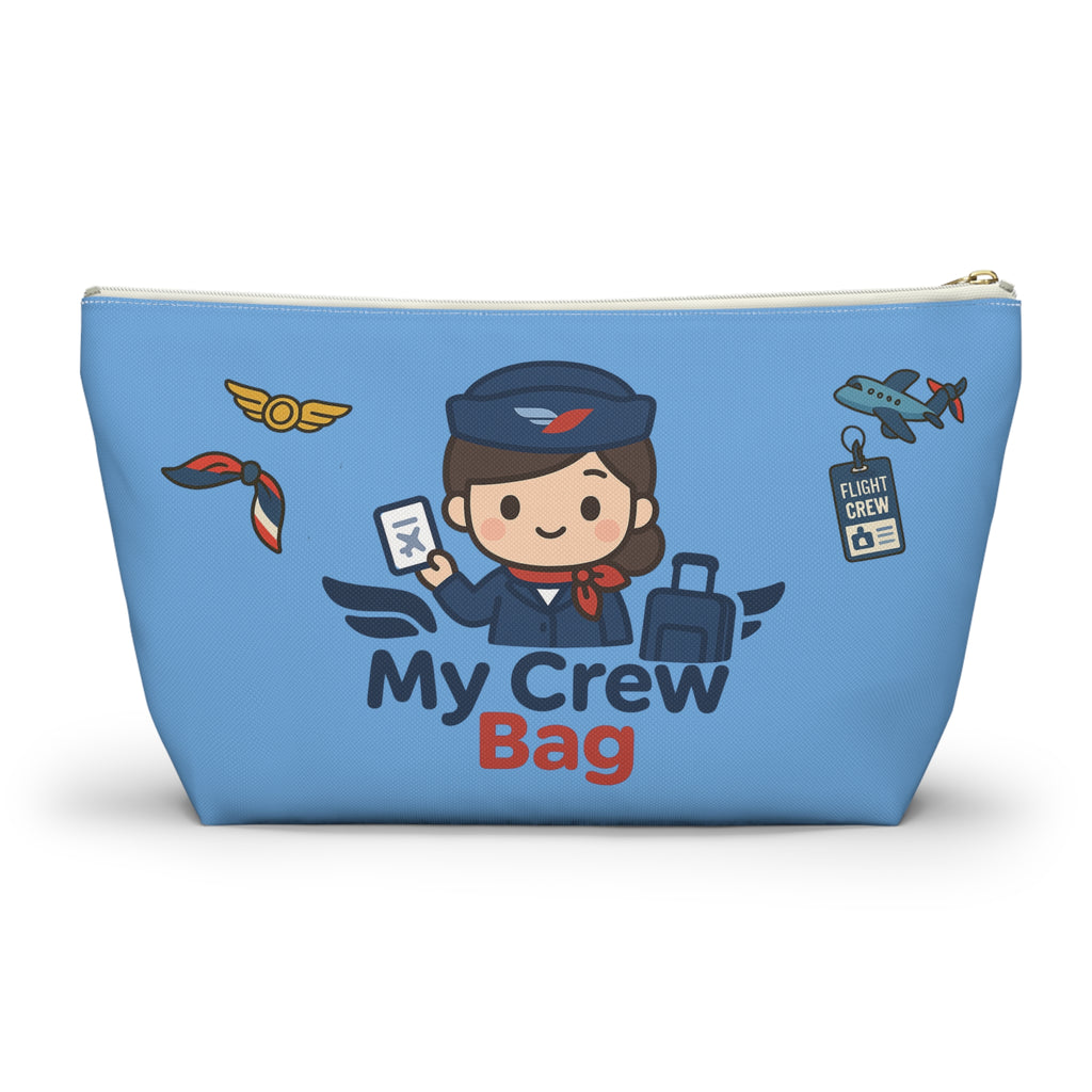 Flight Crew Accessory Pouch w T-bottom