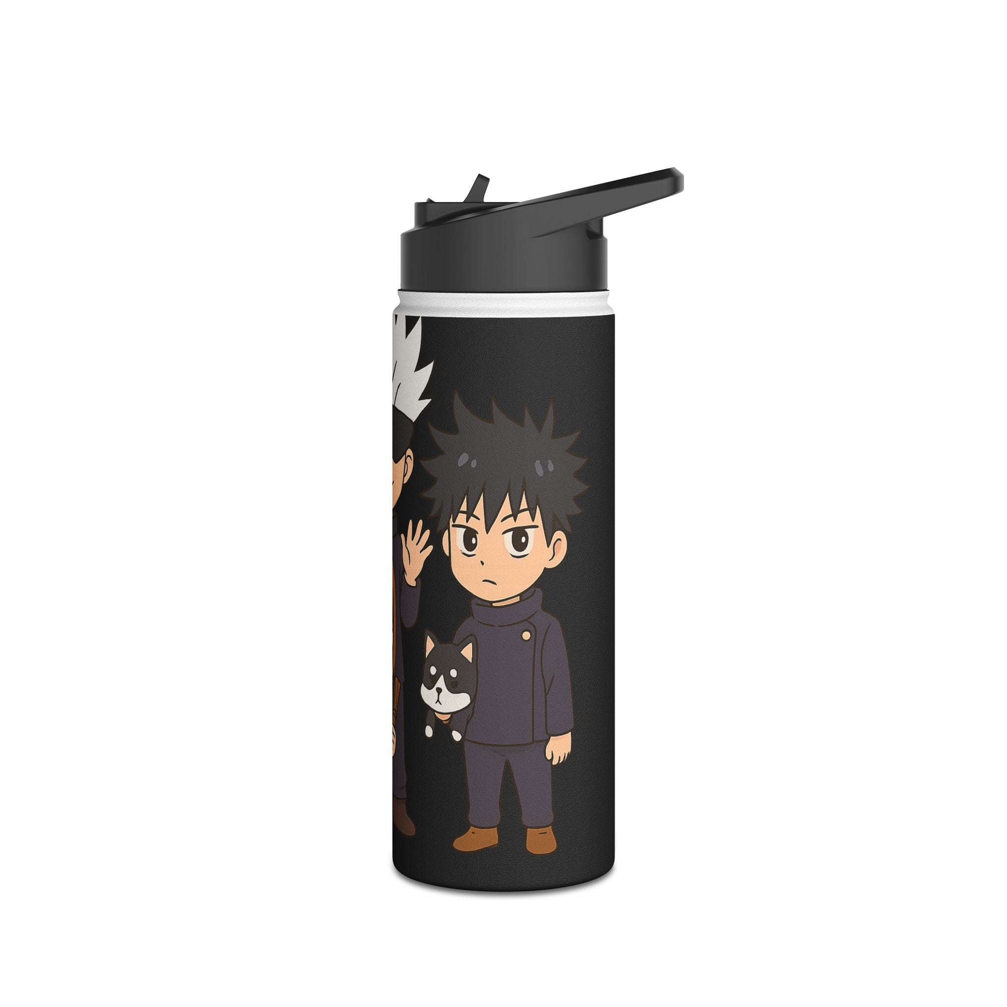 Jujutsu Kaisen Anime Stainless Steel Water Bottle, Standard Lid ( Solo Leveling)
