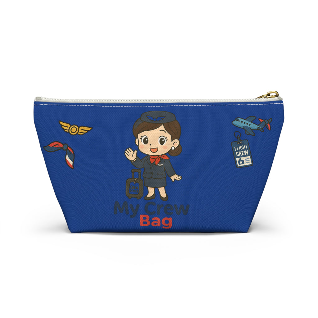 Flight Crew Accessory Pouch w T-bottom