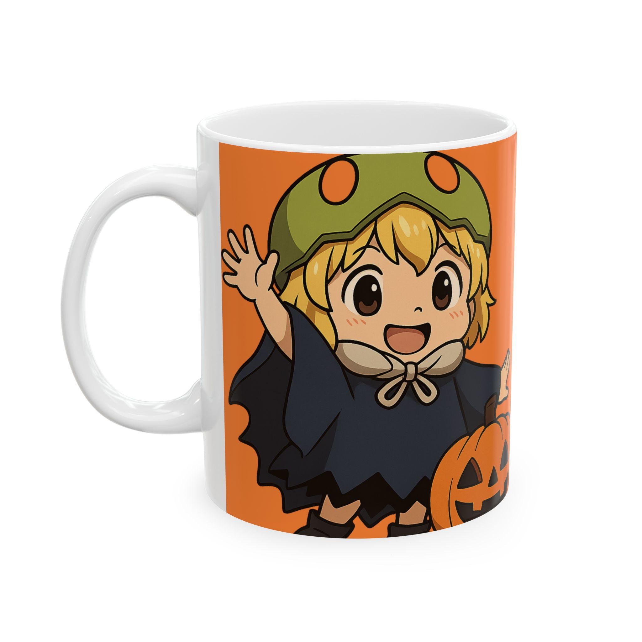 Dr Stone Anime Halloween Suica Ceramic Mug, (11oz, 15oz)