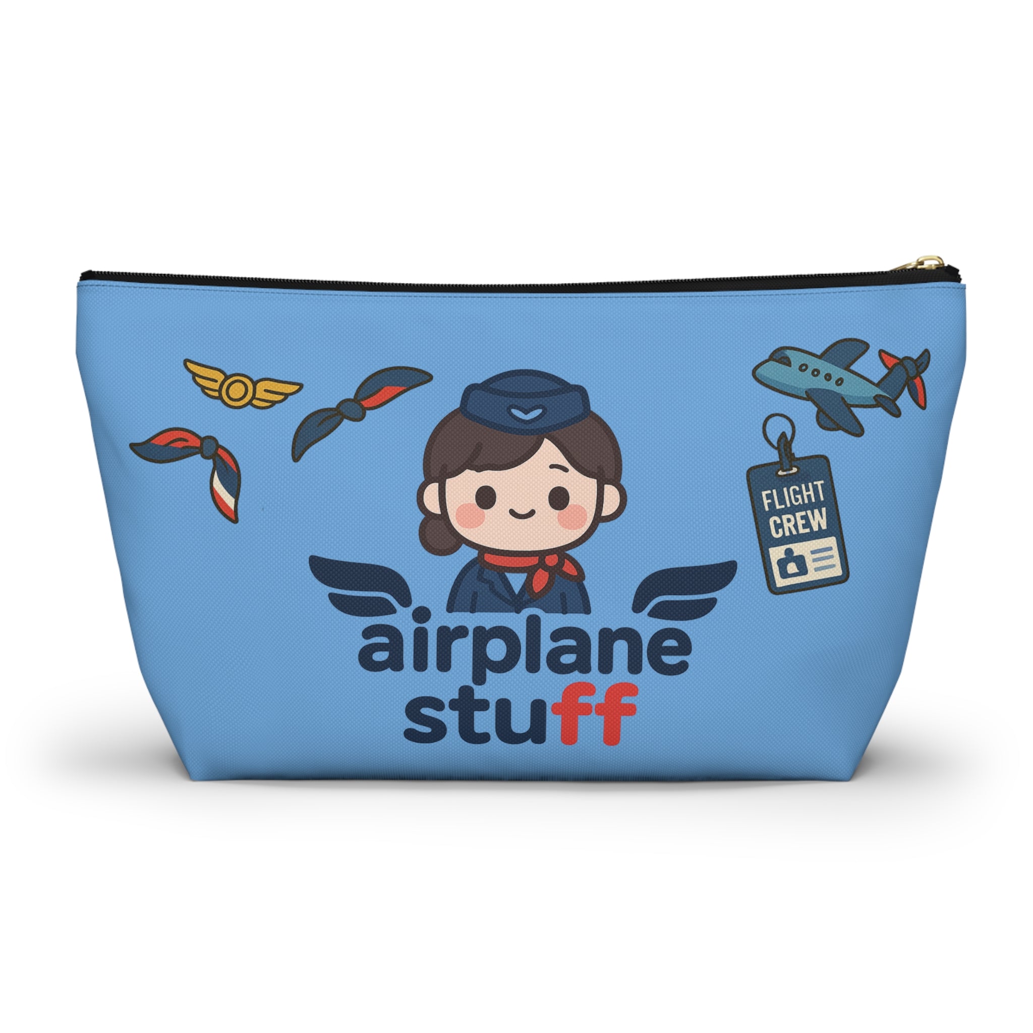 Flight Crew Accessory Pouch w T-bottom