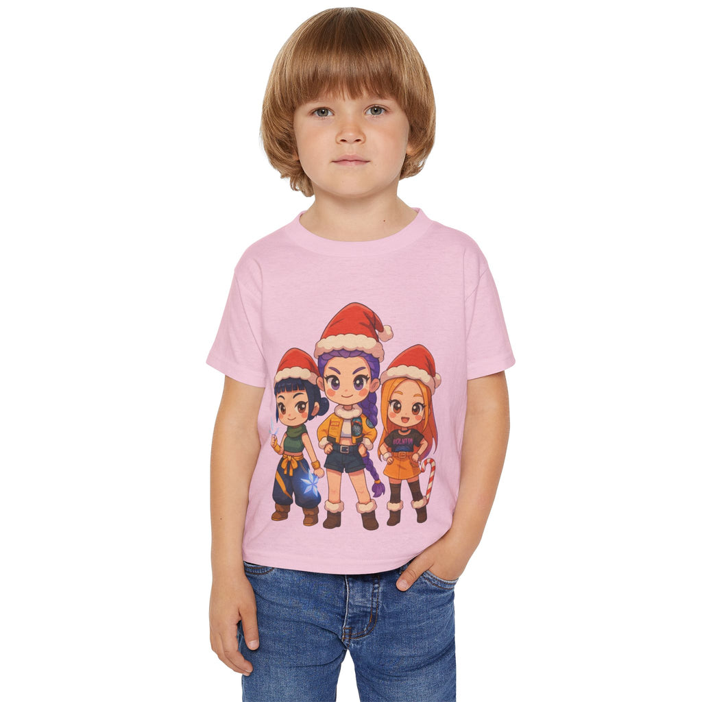 Kpop Demon Hunter Christmas Anime Heavy Cotton™ Toddler T-shirt