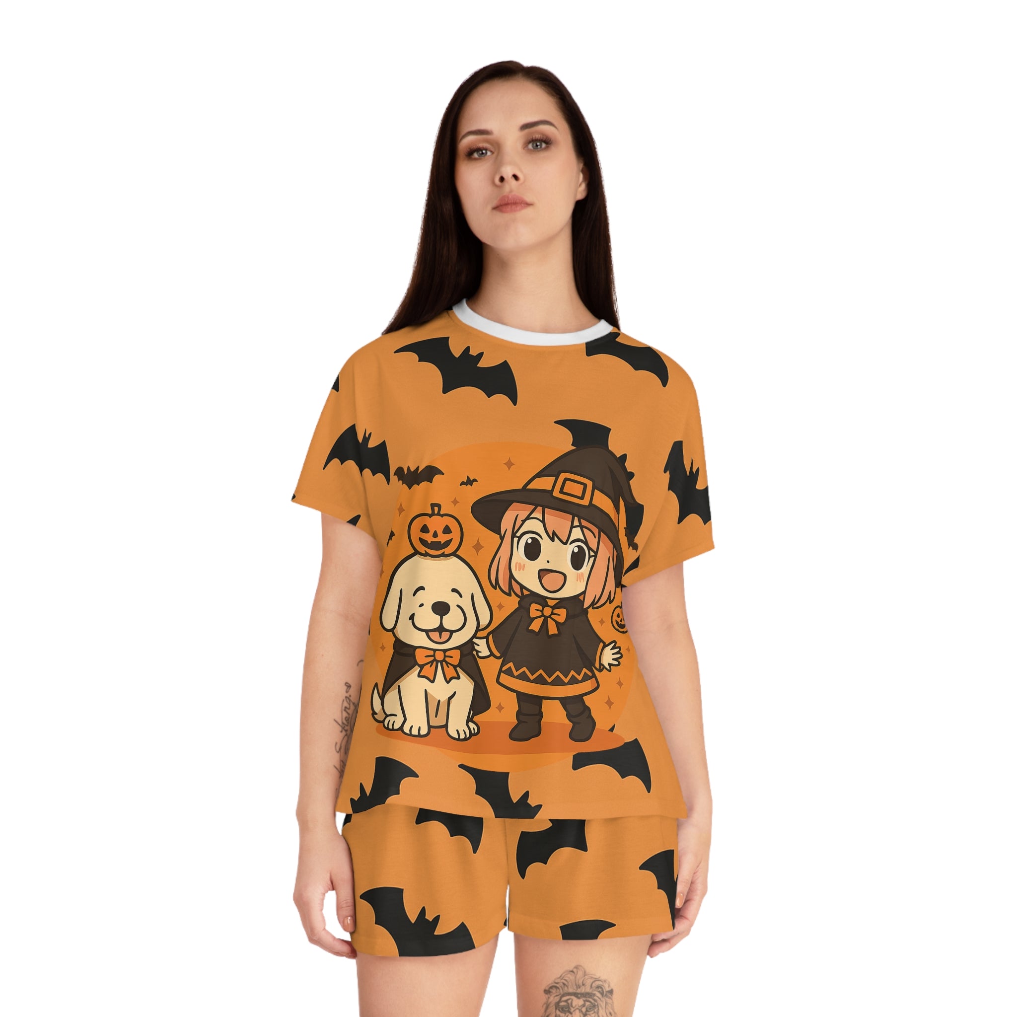 Halloween Anya Women's Short Pajama Set