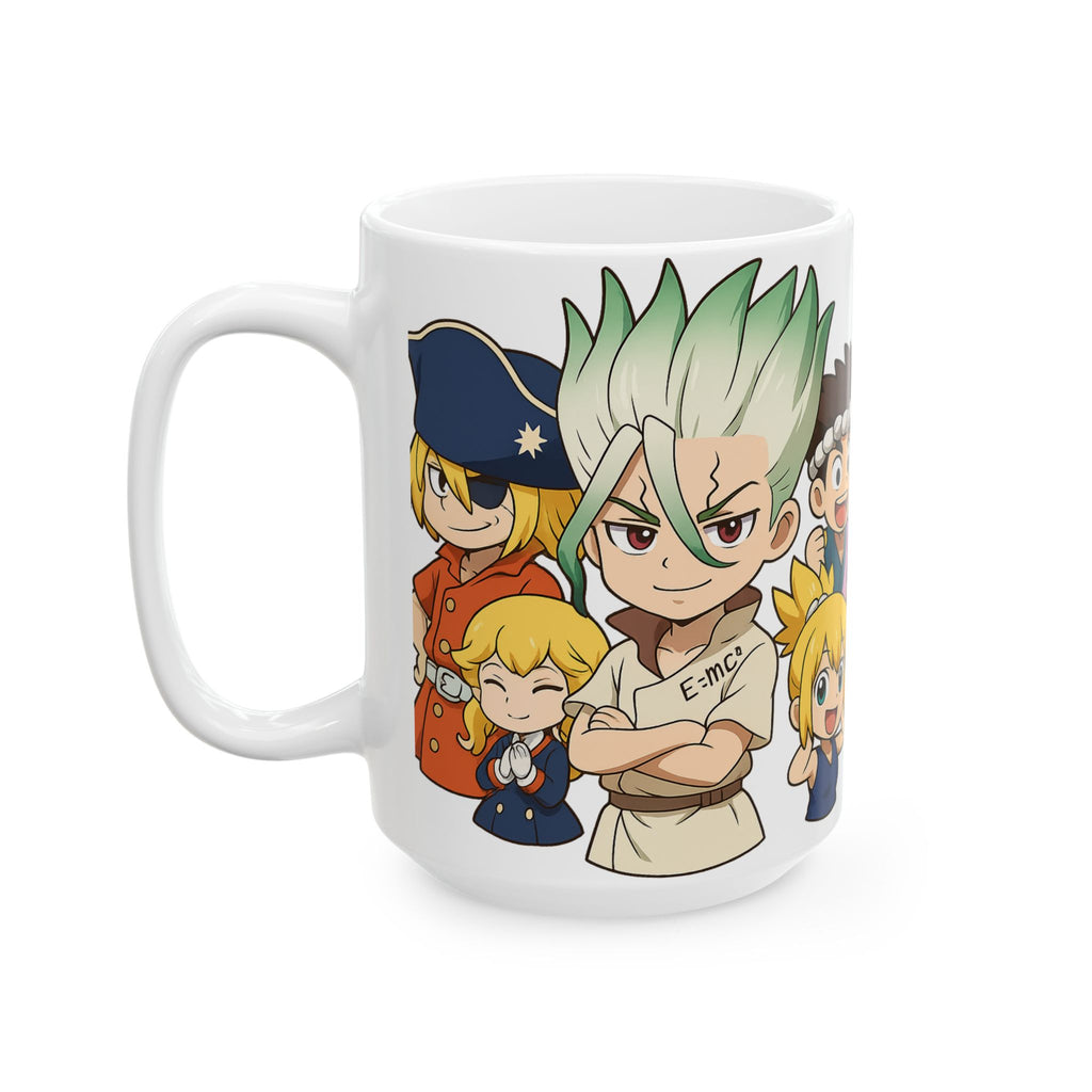 Dr Stone Anime Ceramic Mug, (11oz, 15oz)