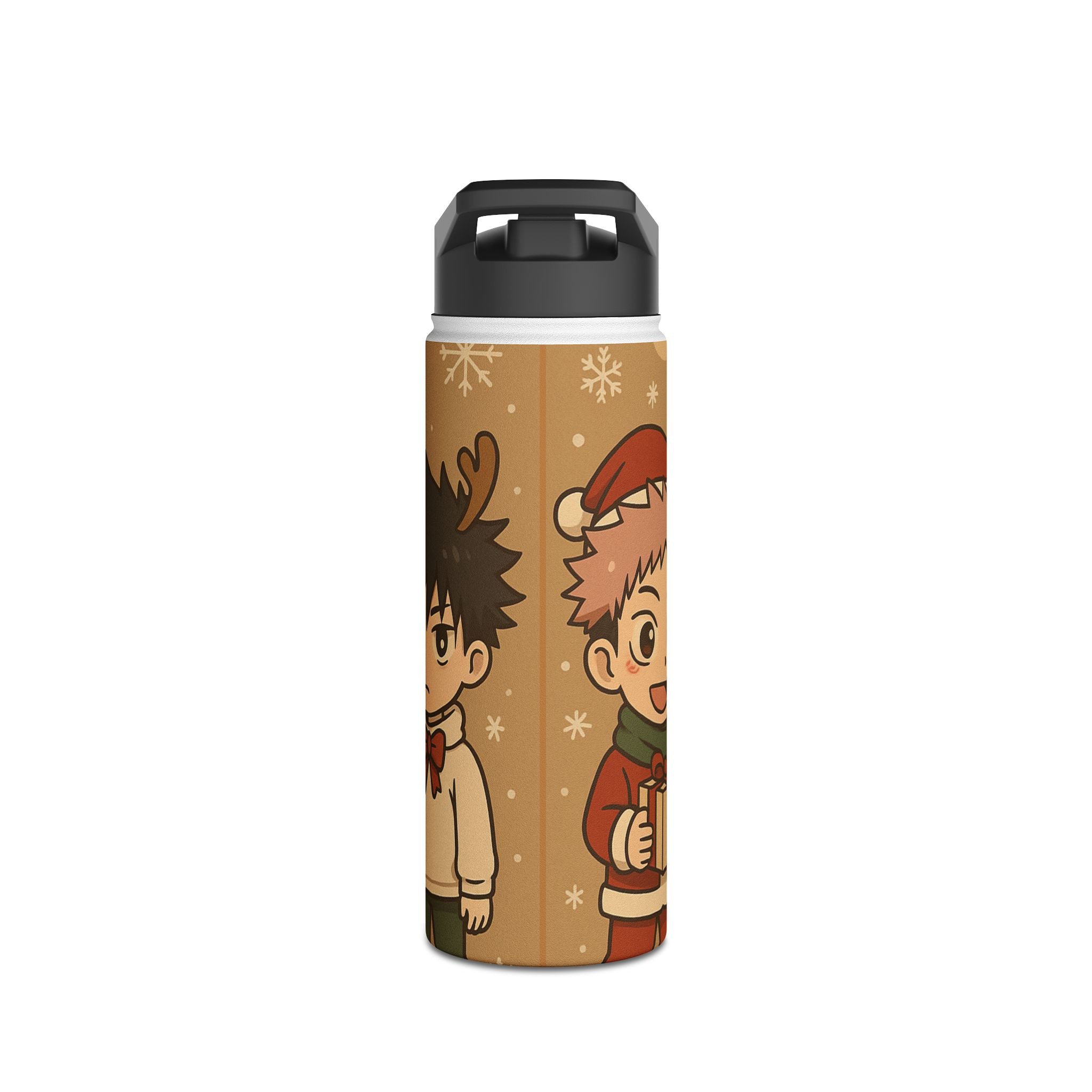 Jujutsu kaisen Anime Stainless Steel Water Bottle, Standard Lid