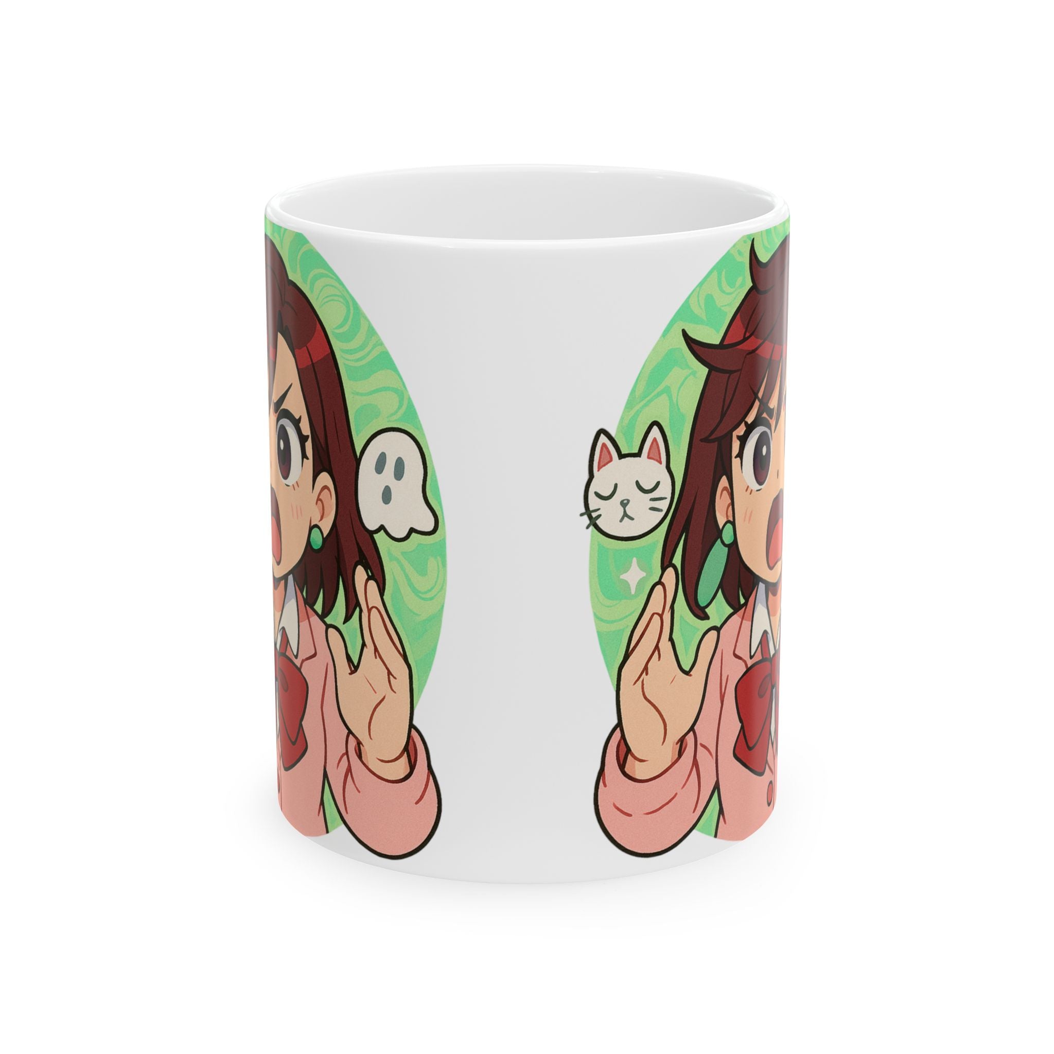 Anime Ceramic Mug, (11oz, 15oz)
