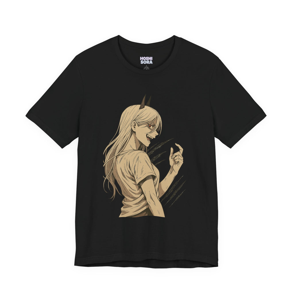 Power Chainsaw Man  Unisex Jersey Short Sleeve Tee
