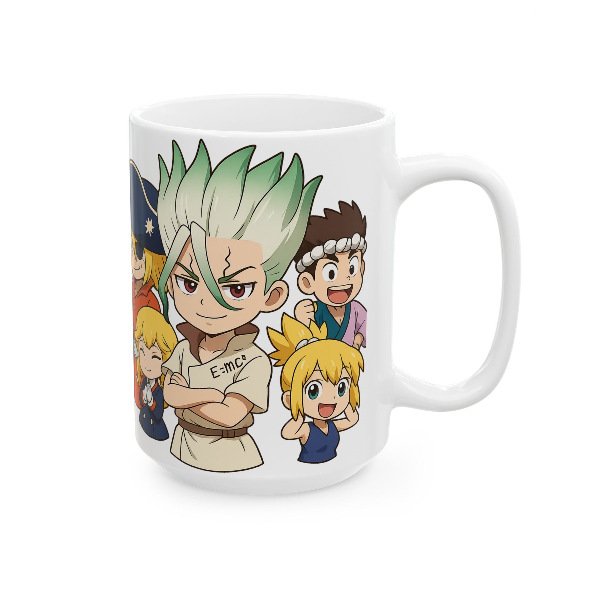 Dr Stone Anime Ceramic Mug, (11oz, 15oz)