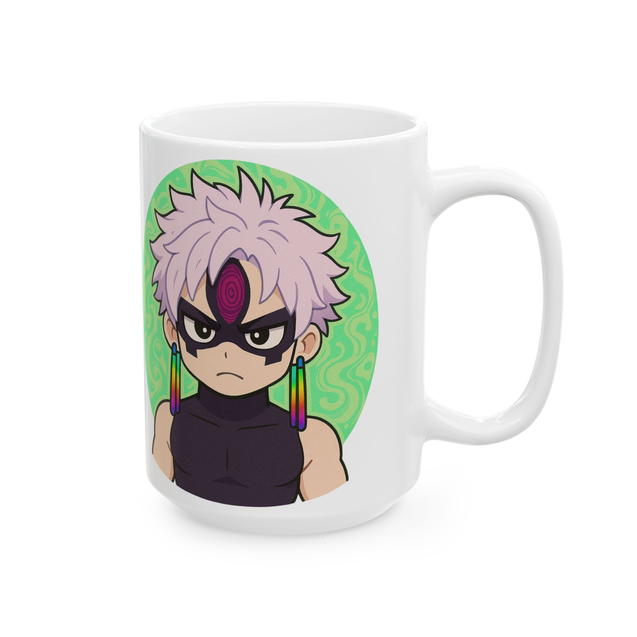 Dandadan Anime Ceramic Mug, (11oz, 15oz)