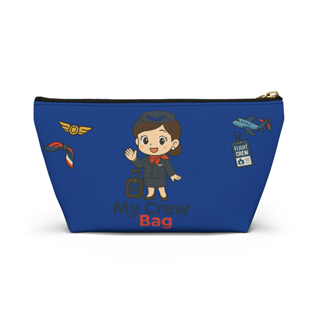 Flight Crew Accessory Pouch w T-bottom