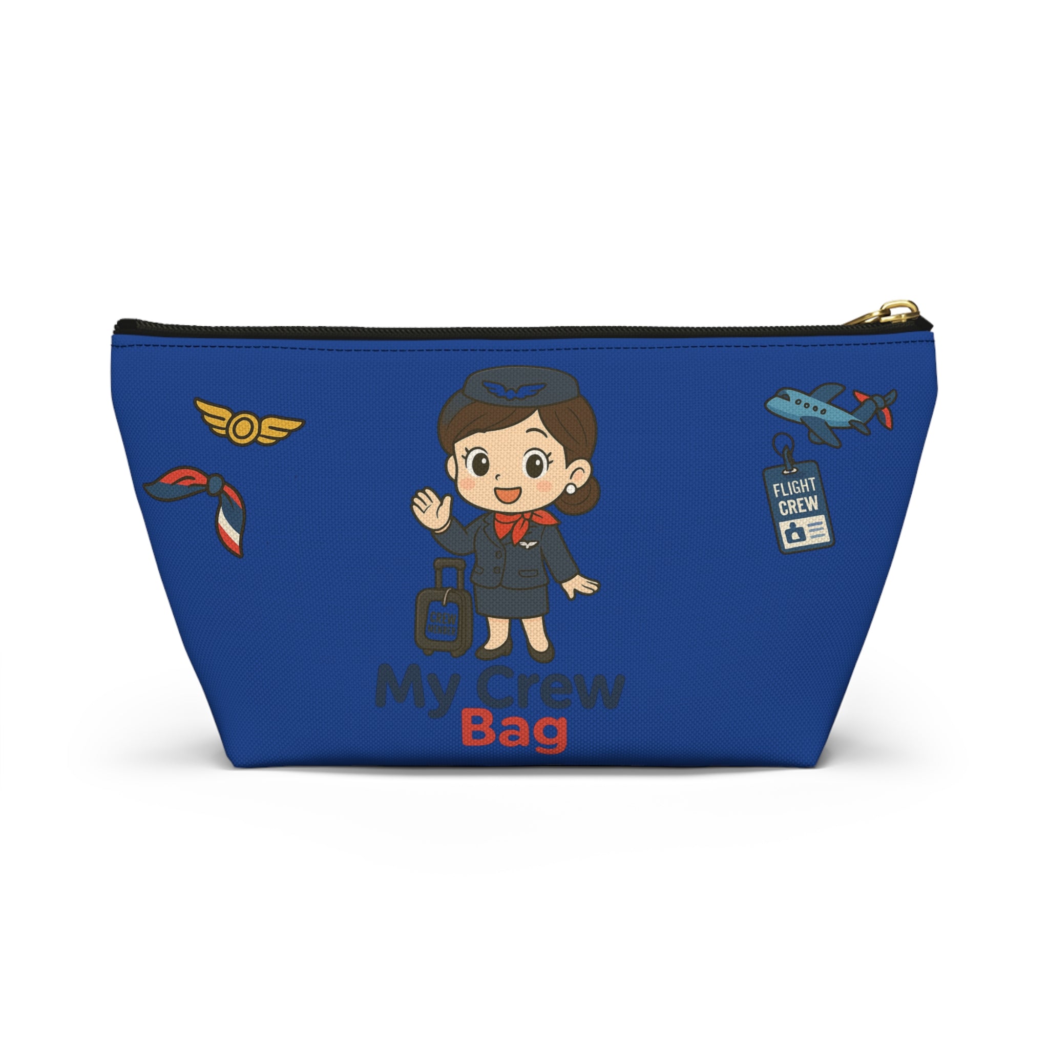 Flight Crew Accessory Pouch w T-bottom