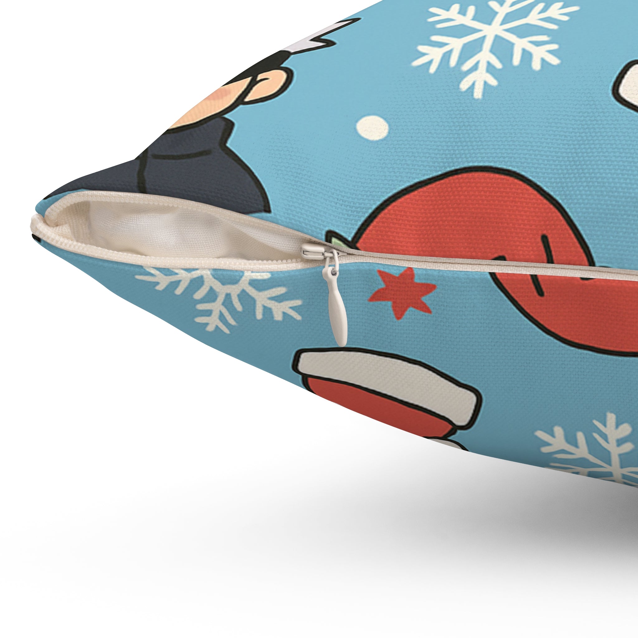 Gojo Christmas Spun Polyester Square Pillow