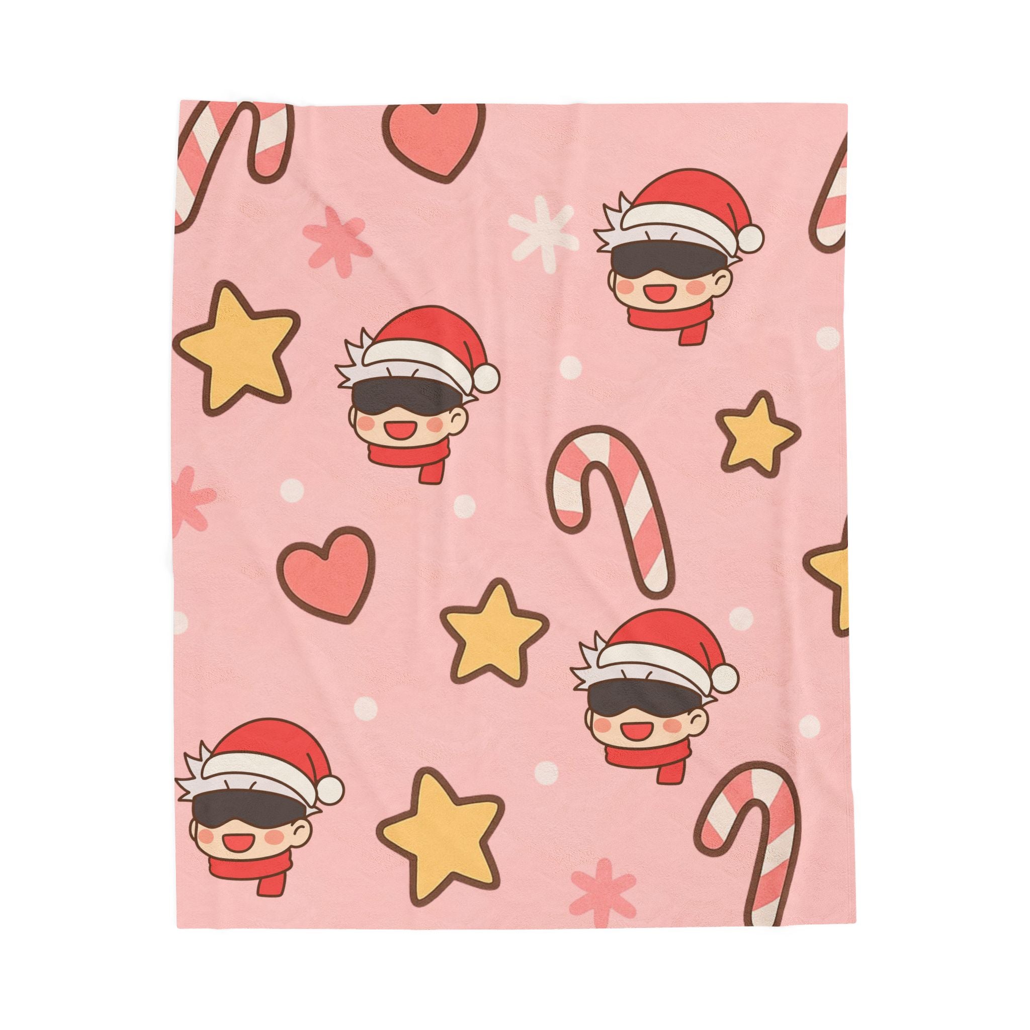 Gojo Christmas Velveteen Plush Blanket
