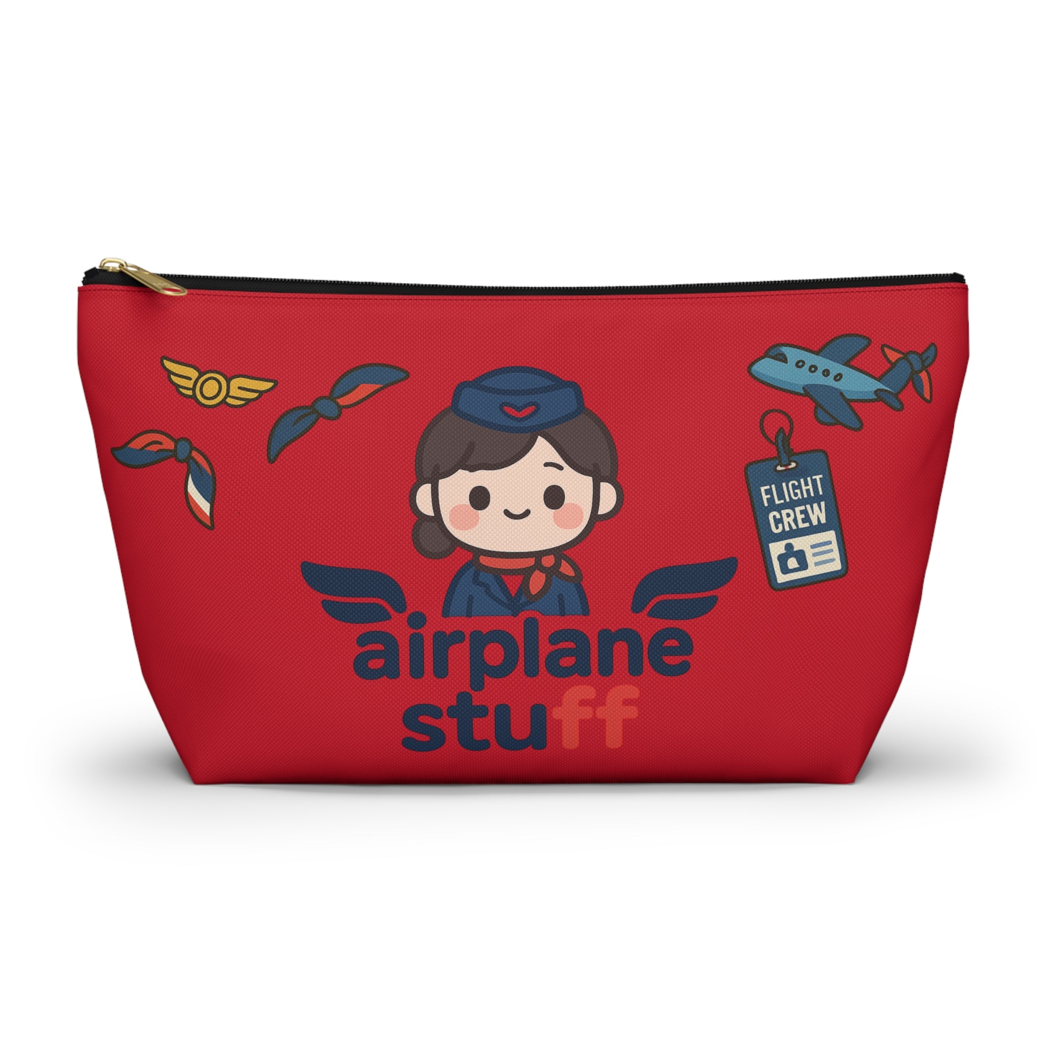 Flight Crew Accessory Pouch w T-bottom