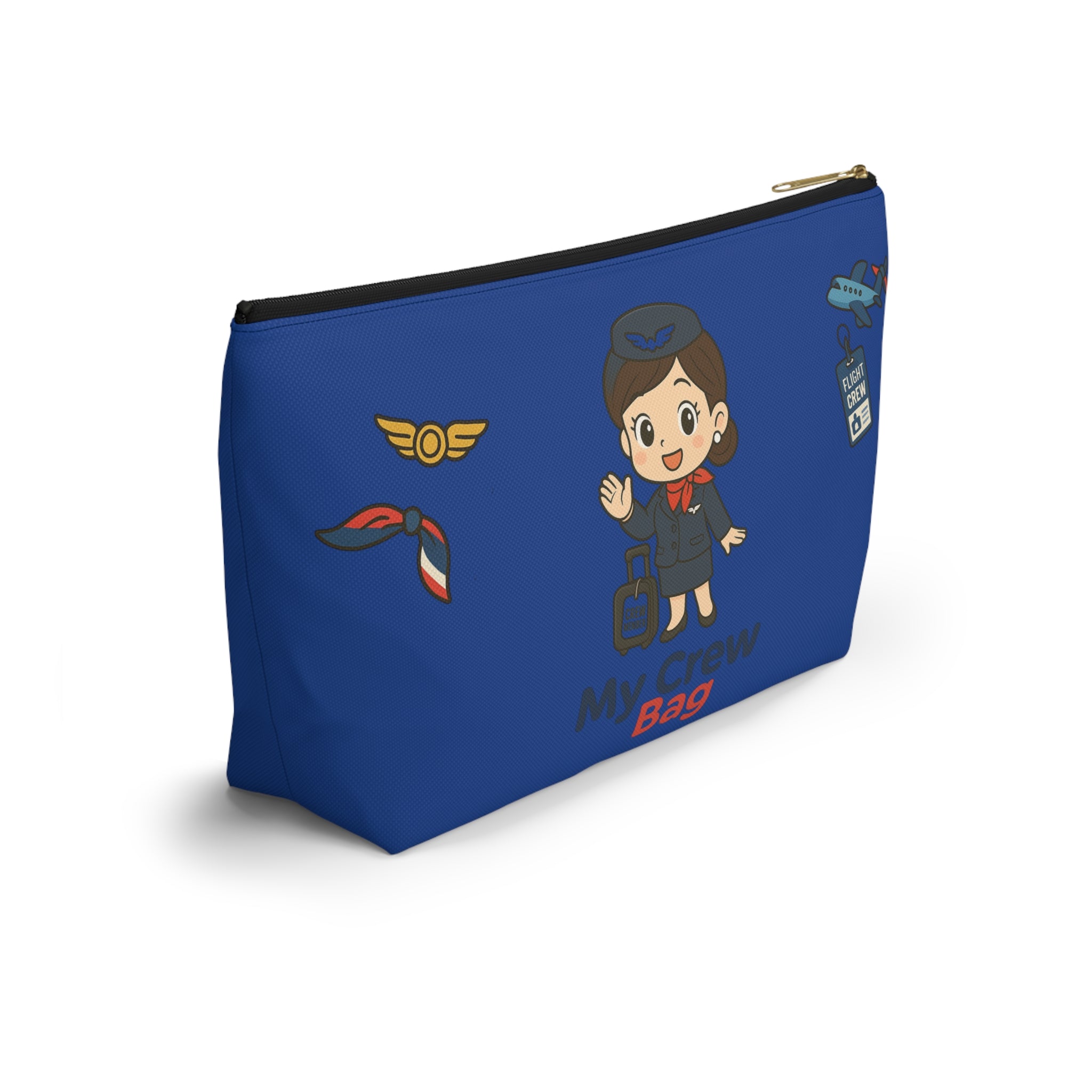 Flight Crew Accessory Pouch w T-bottom