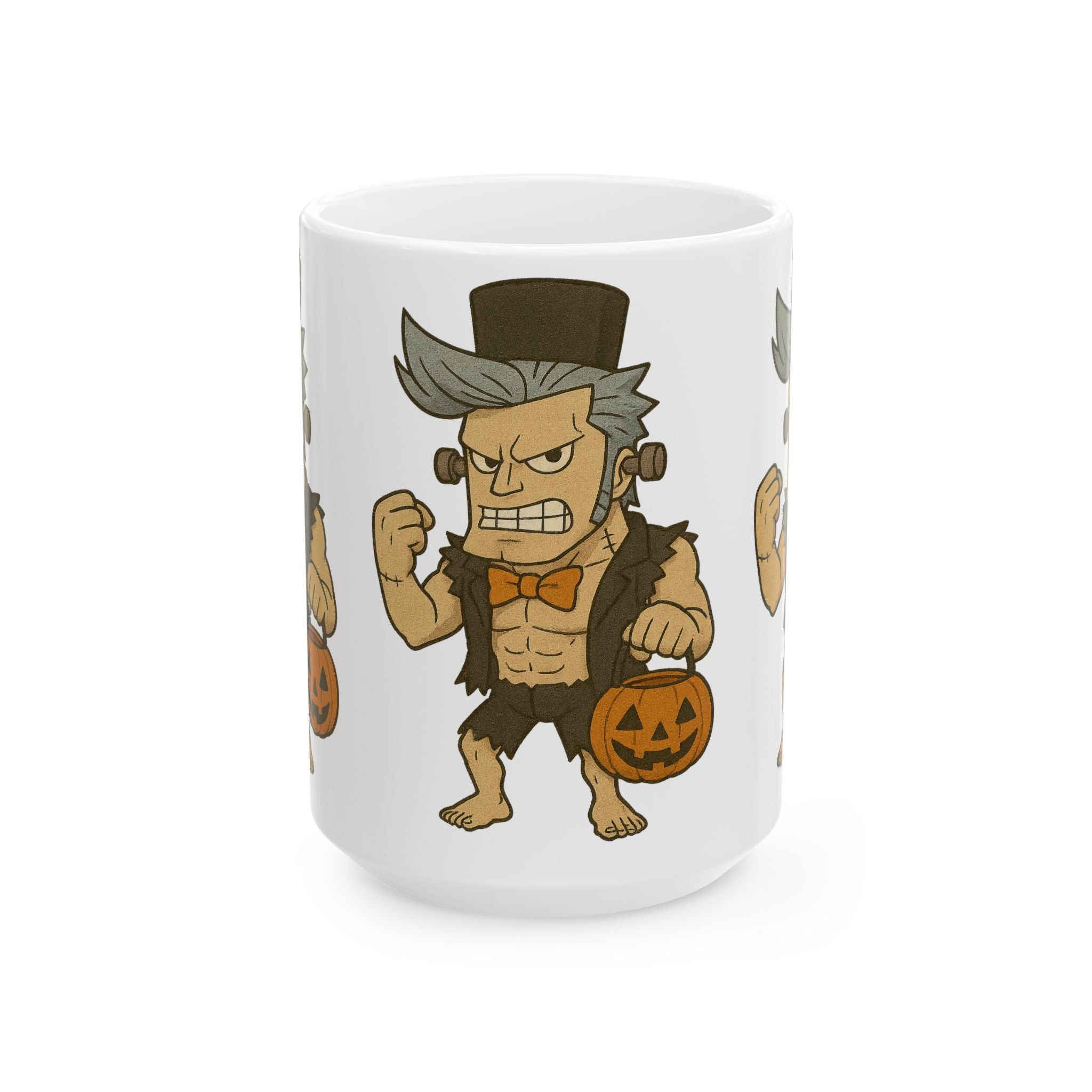 Halloween Franky Anime Ceramic Mug, (11oz, 15oz)