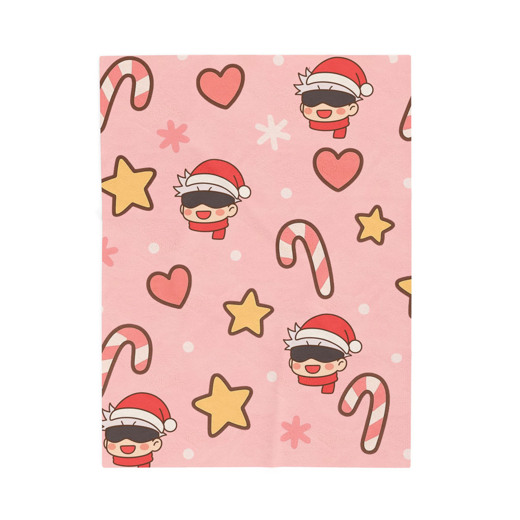 Gojo Christmas Velveteen Plush Blanket