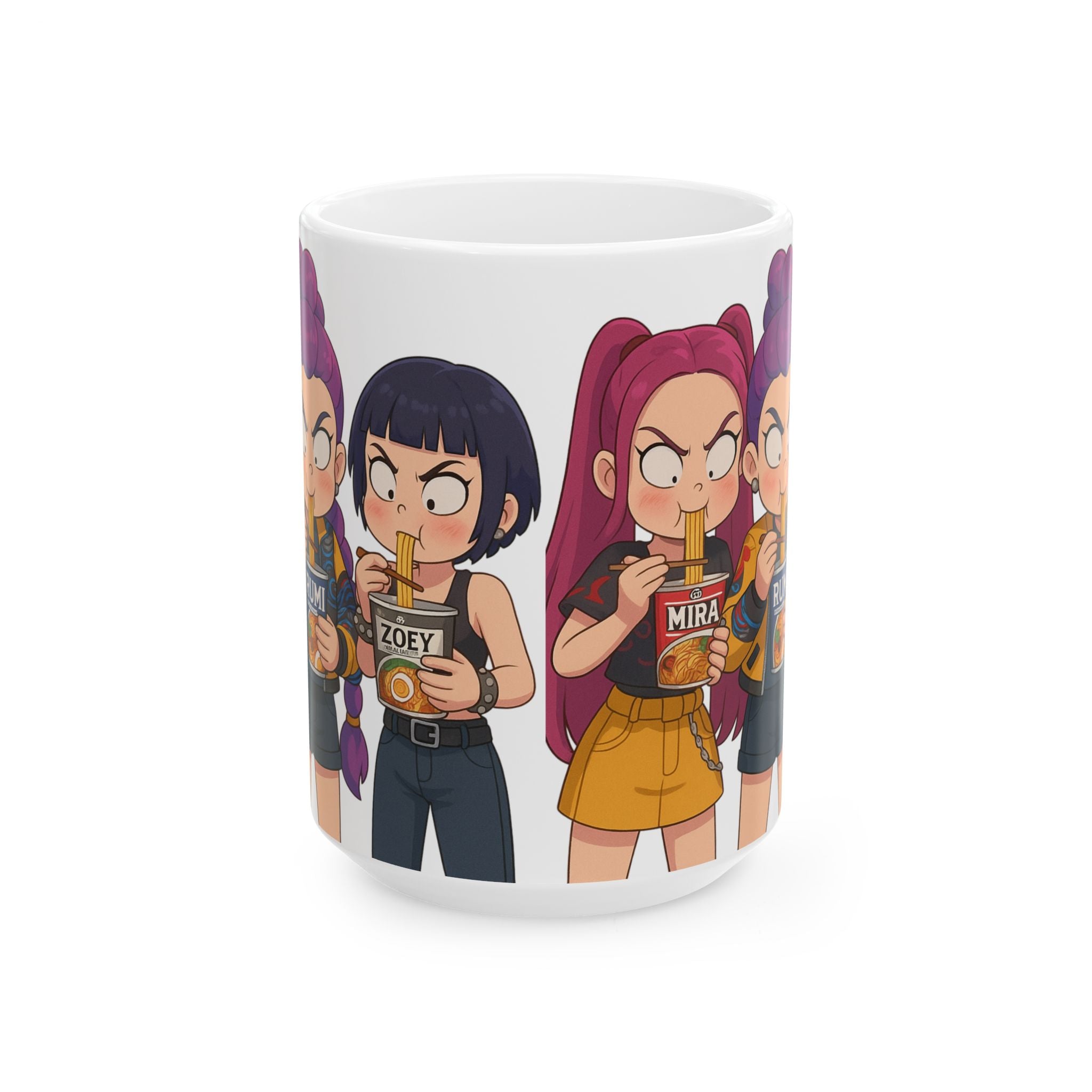 Kpop Hunter Anime Ceramic Mug, (11oz, 15oz)