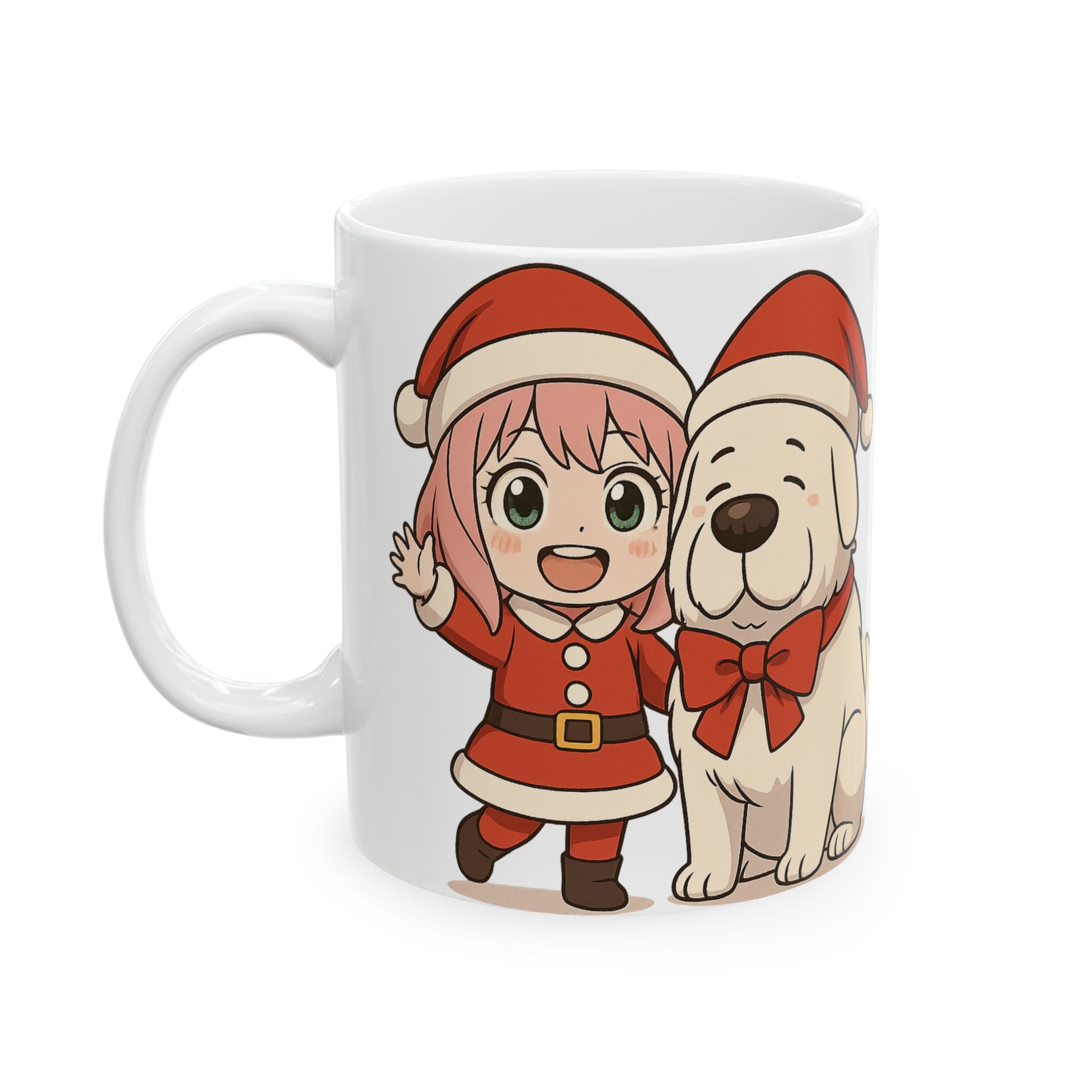 Spy x Family Anime Christmas Ceramic Mug, (11oz, 15oz)