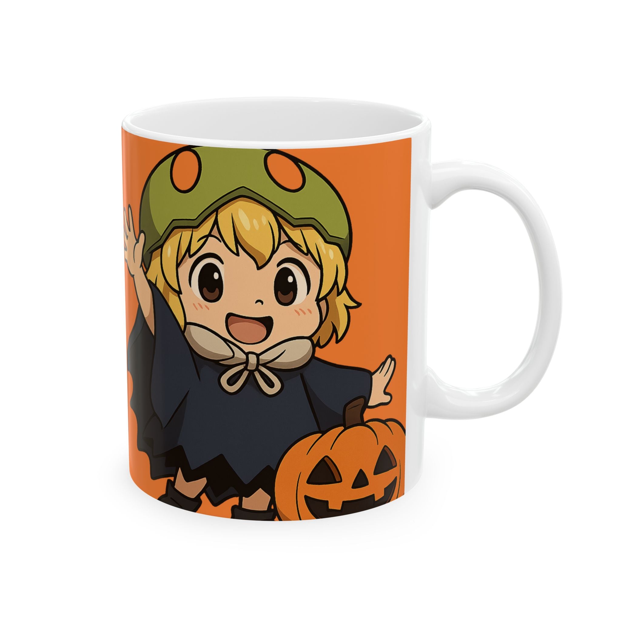 Dr Stone Anime Halloween Suica Ceramic Mug, (11oz, 15oz)