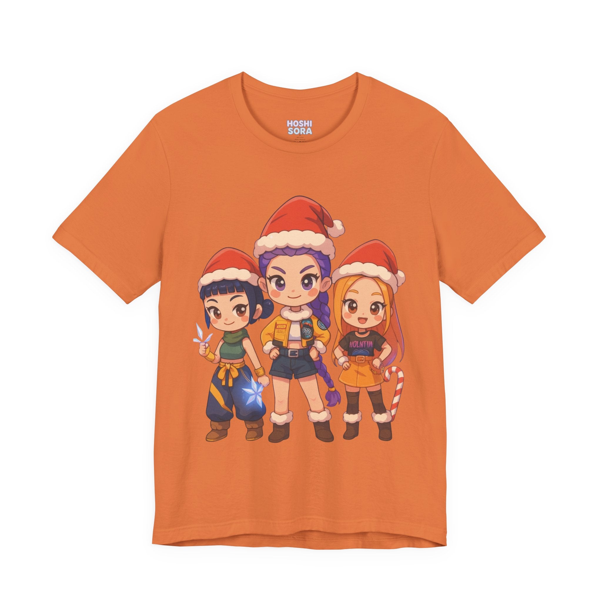 Kpop Demon Hunter Christmas Unisex Jersey Short Sleeve Tee