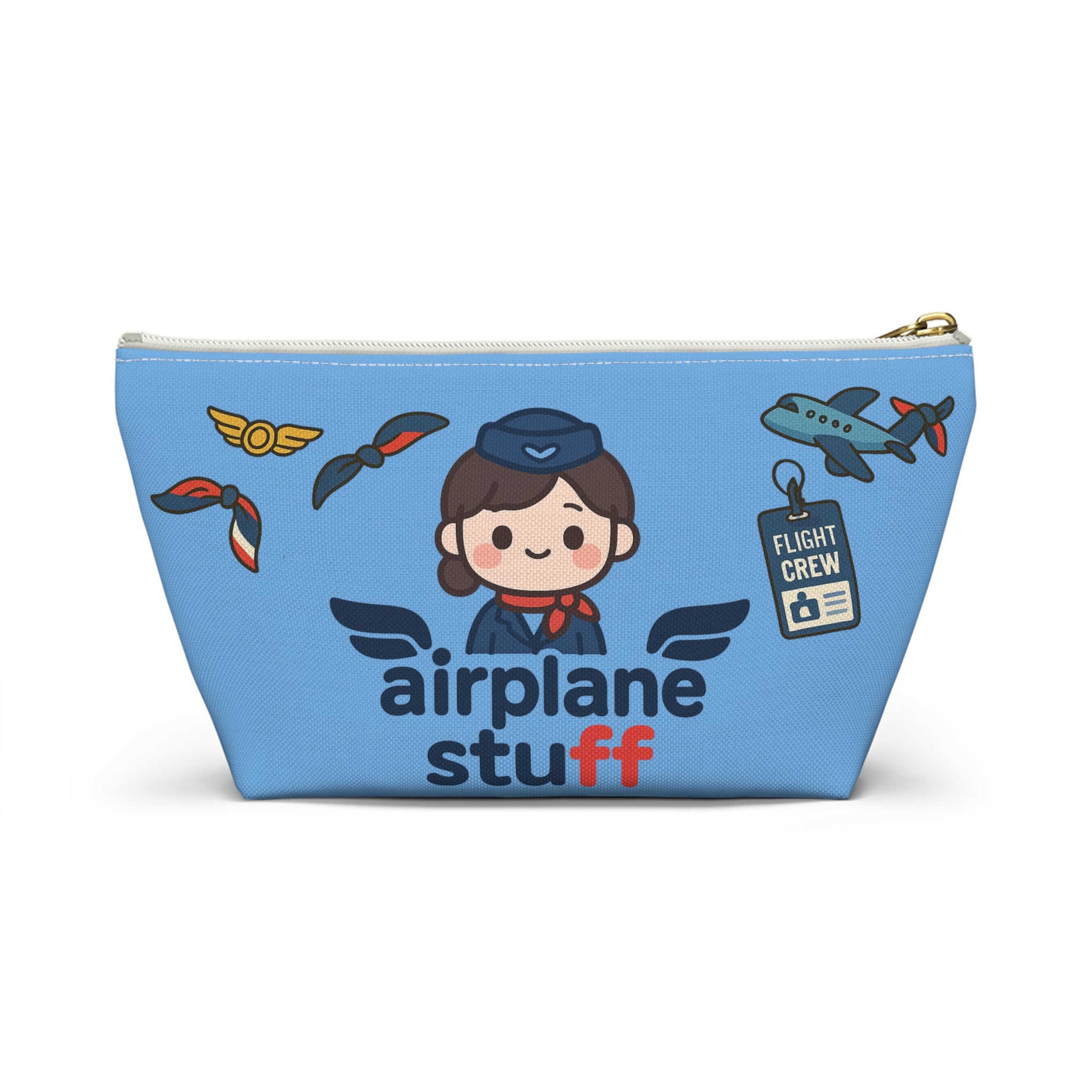 Flight Crew Accessory Pouch w T-bottom