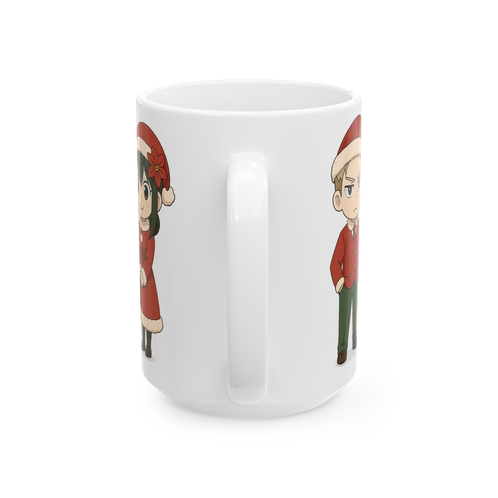 Spy x Family Anime Christmas Ceramic Mug, (11oz, 15oz)