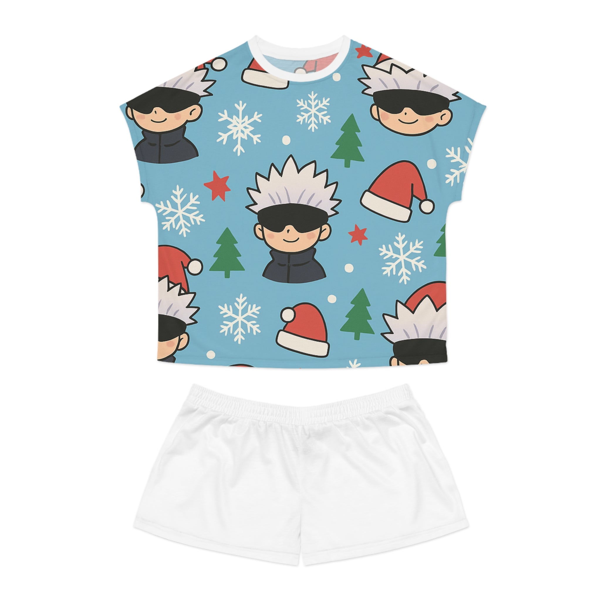 Gojo Christmas Women's Short Pajama Set