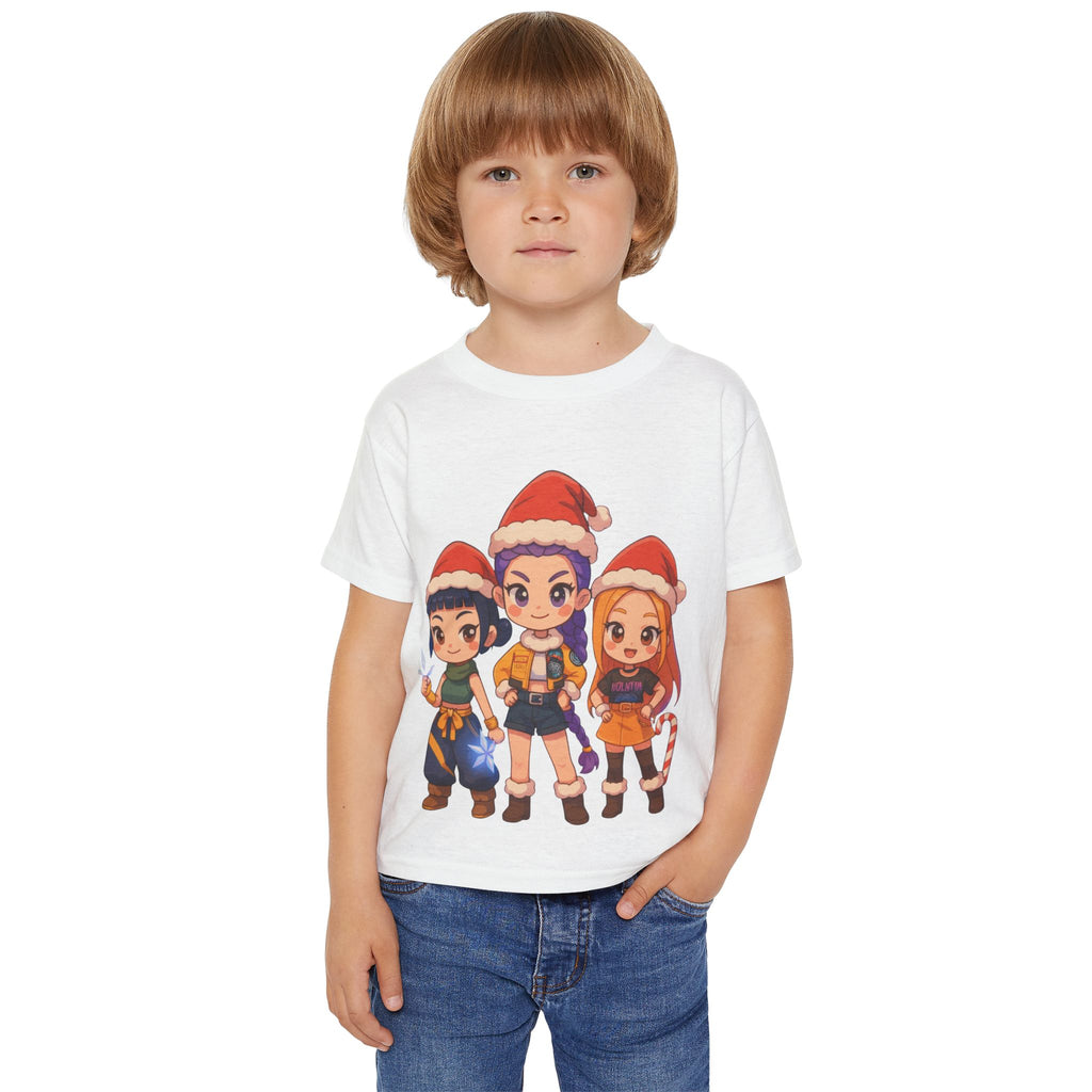 Kpop Demon Hunter Christmas Anime Heavy Cotton™ Toddler T-shirt