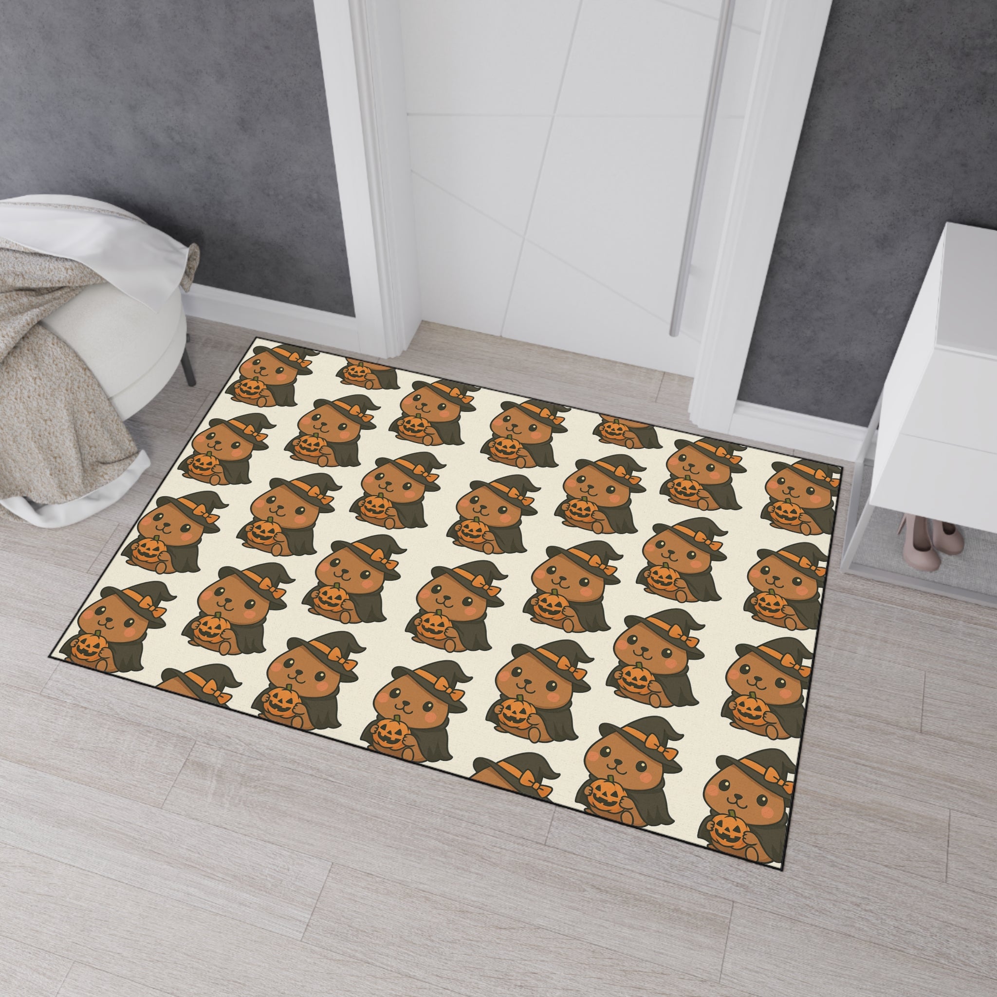 Capybara Halloween Heavy Duty Floor Mat