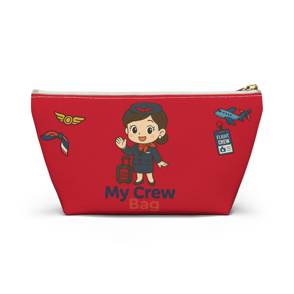 Flight Crew Accessory Pouch w T-bottom