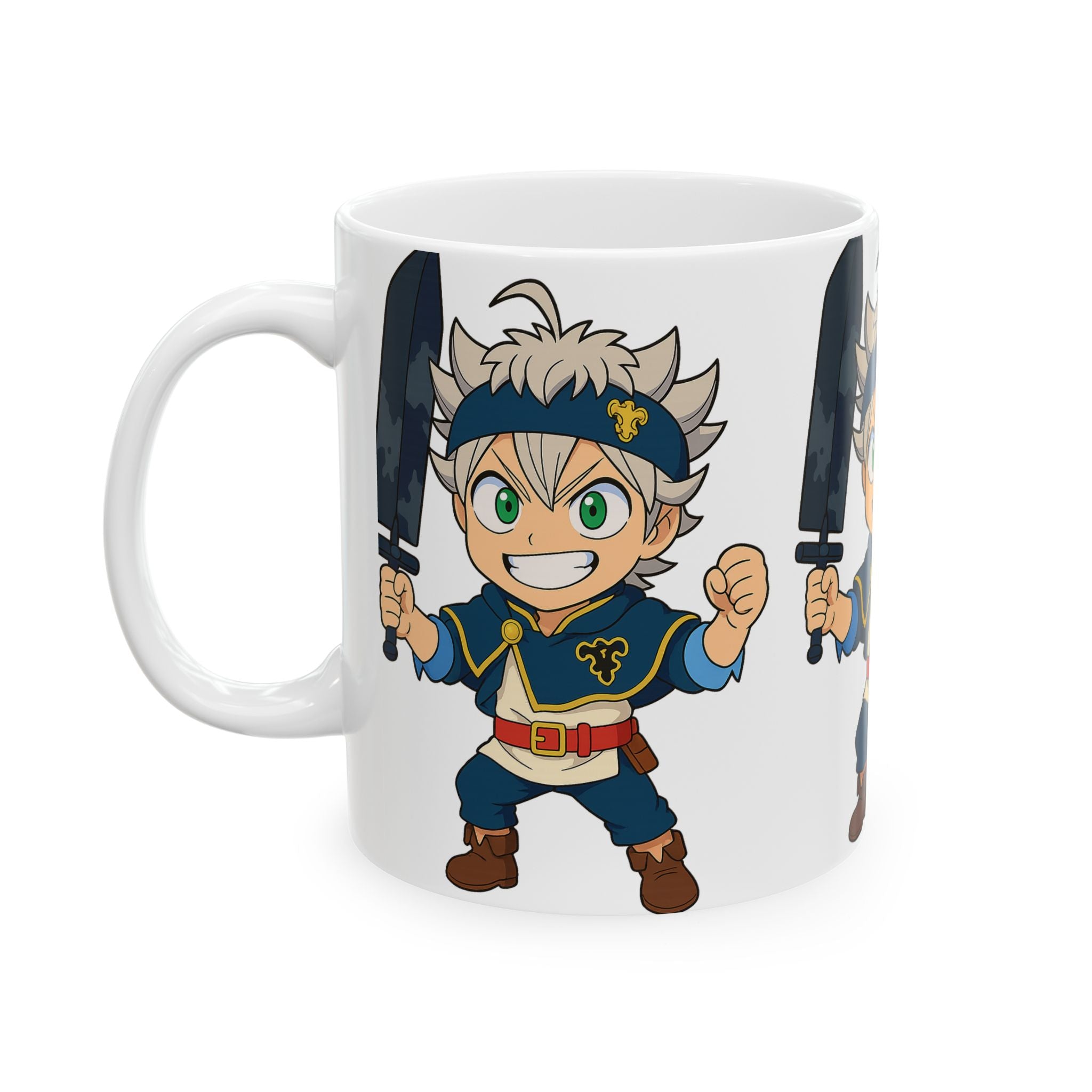Black Clover Anime Ceramic Mug, (11oz, 15oz)