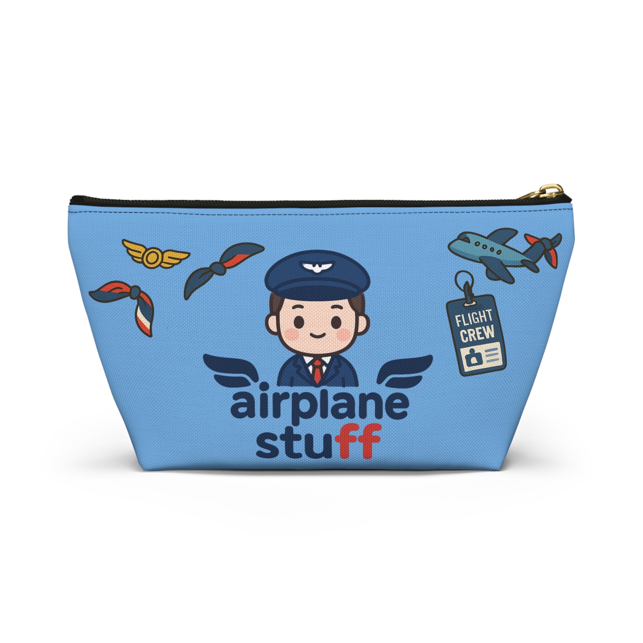 Flight Crew Accessory Pouch w T-bottom