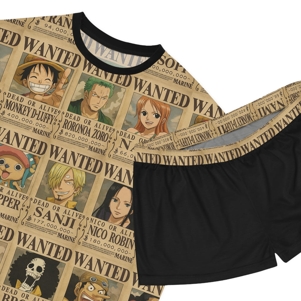 One Piece Women's Short Pajama Set