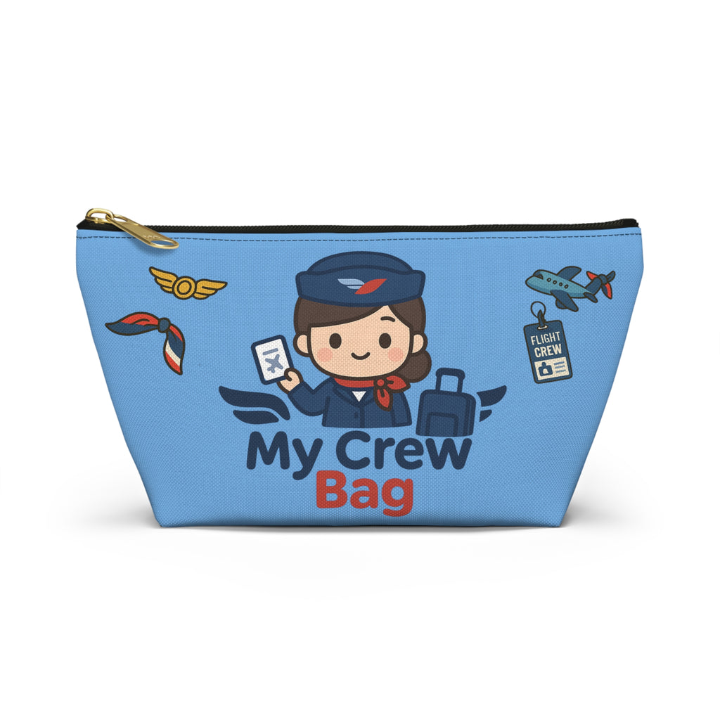 Flight Crew Accessory Pouch w T-bottom
