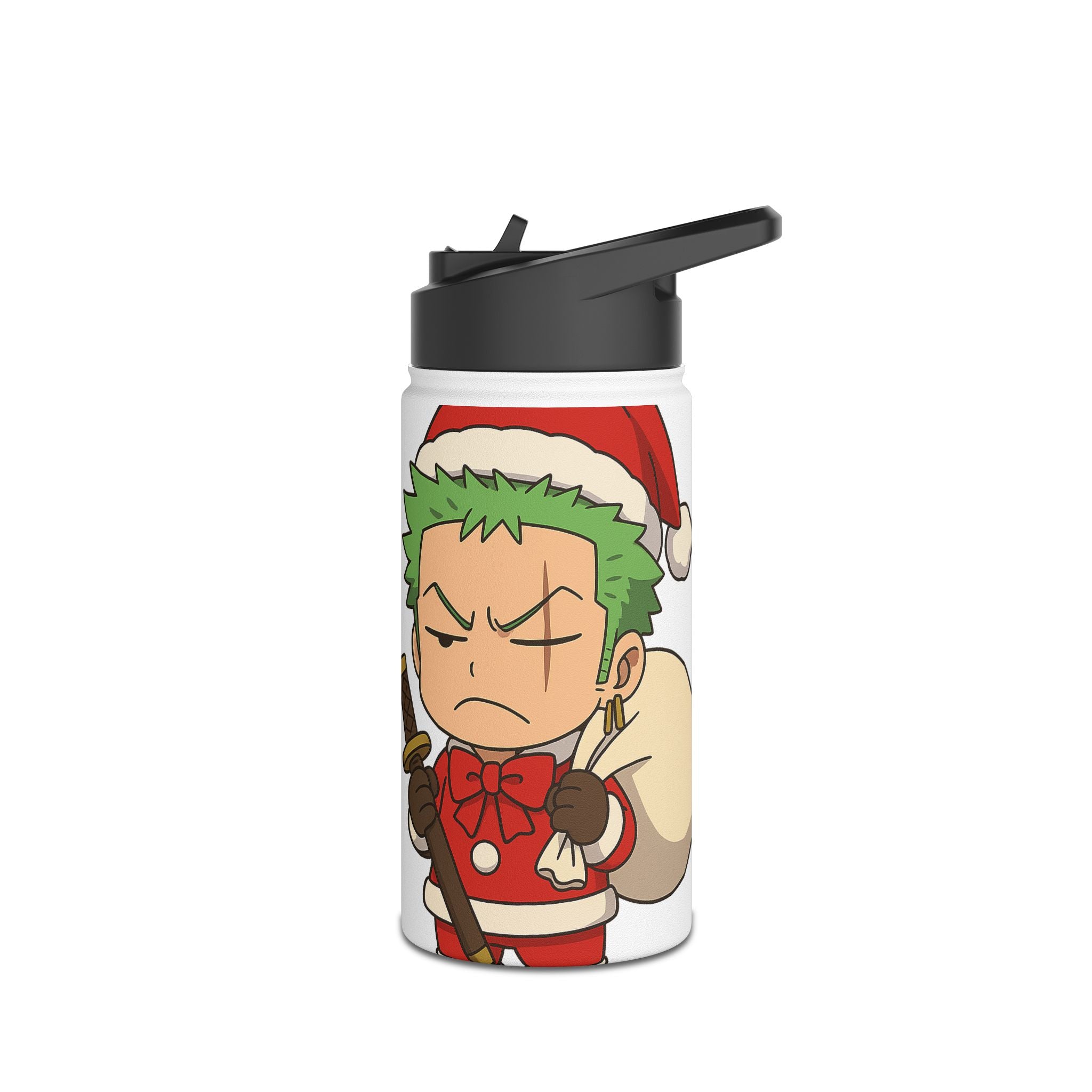 One Piece Anime Stainless Steel Water Bottle, Standard Lid ( Solo Leveling)