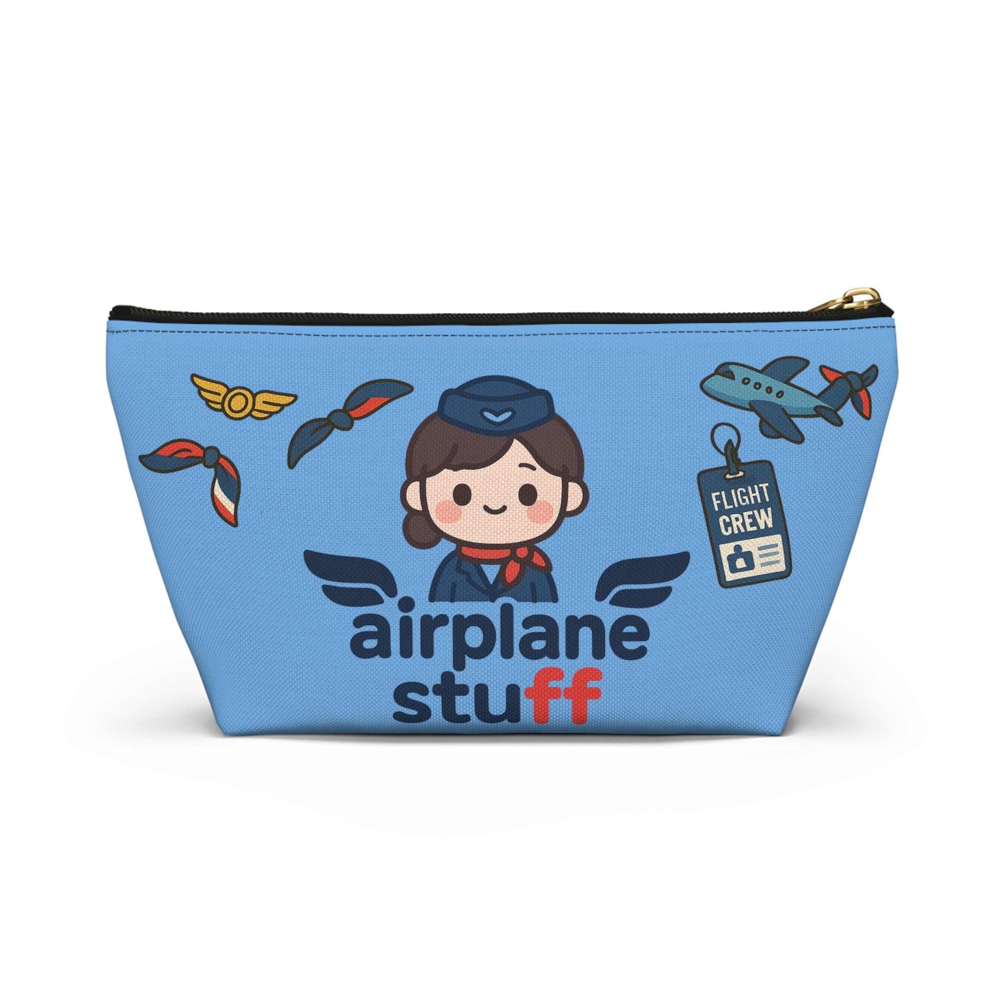 Flight Crew Accessory Pouch w T-bottom