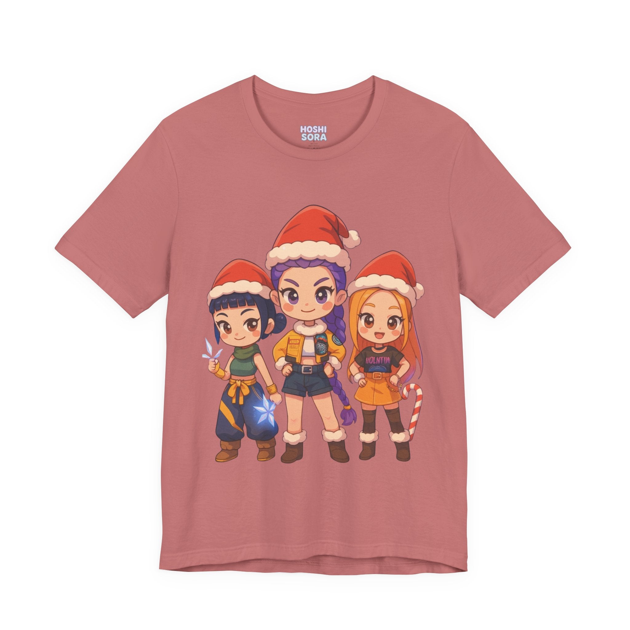 Kpop Demon Hunter Christmas Unisex Jersey Short Sleeve Tee