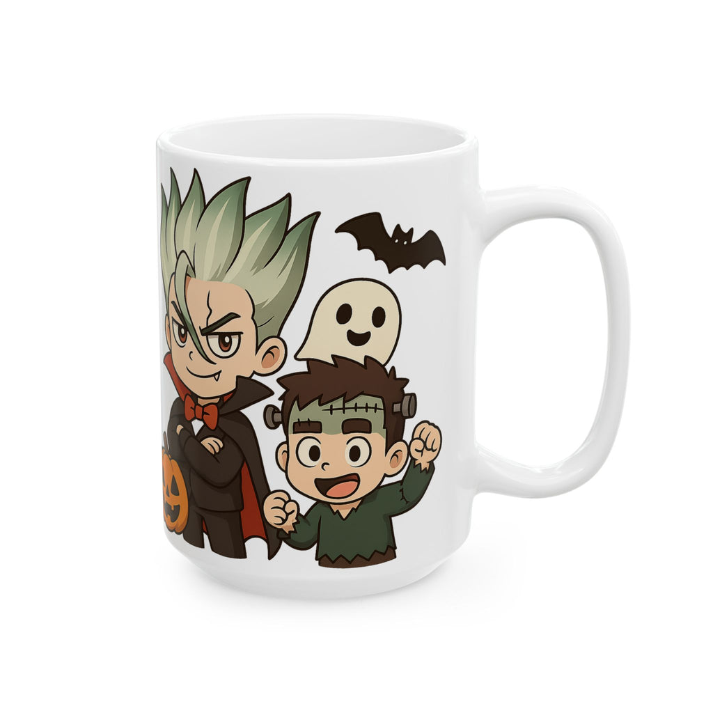 Dr Stone Anime Halloween Ceramic Mug, (11oz, 15oz)