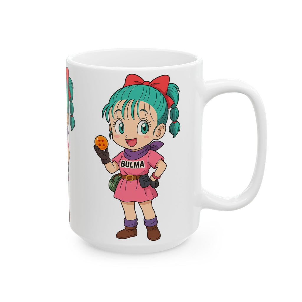 Bulma Anime Ceramic Mug, (11oz, 15oz)