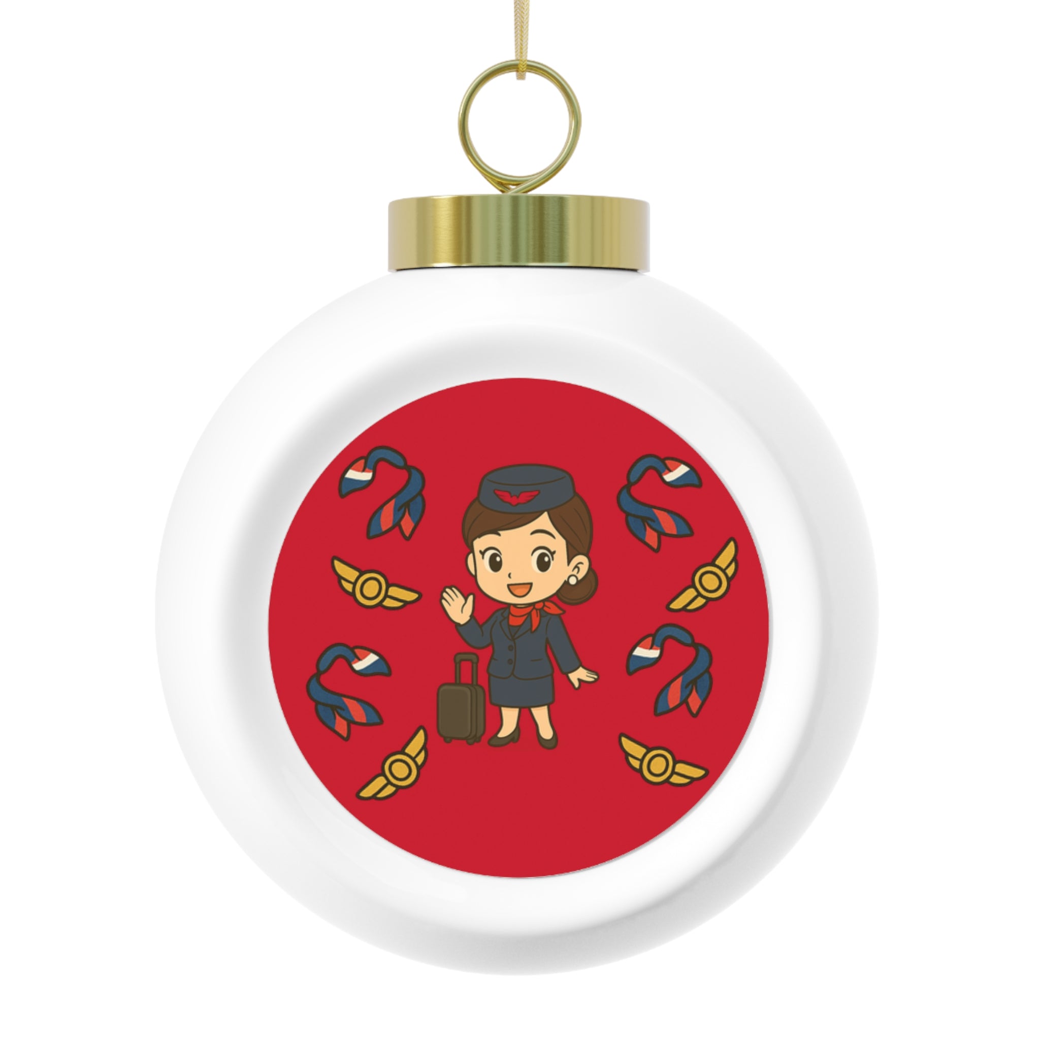 Flight  Crew Ball Ornament