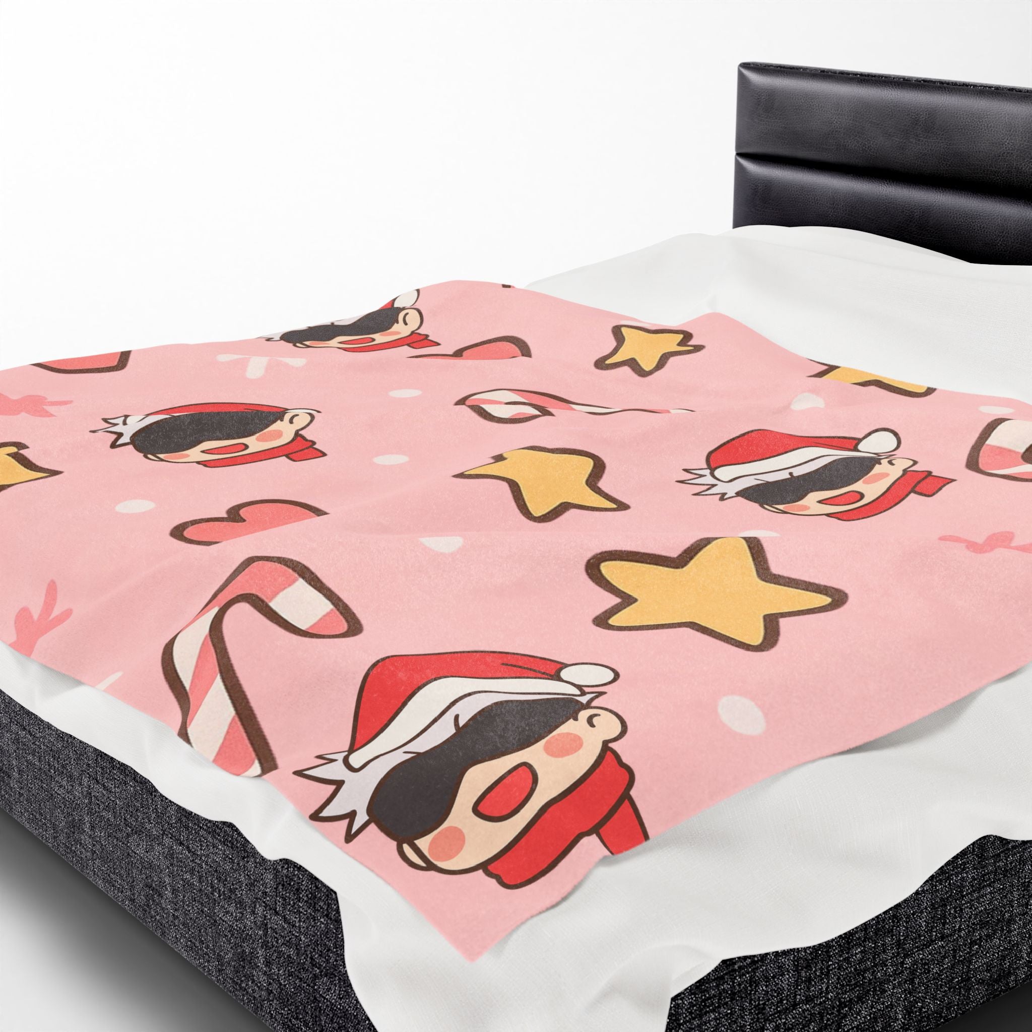 Gojo Christmas Velveteen Plush Blanket