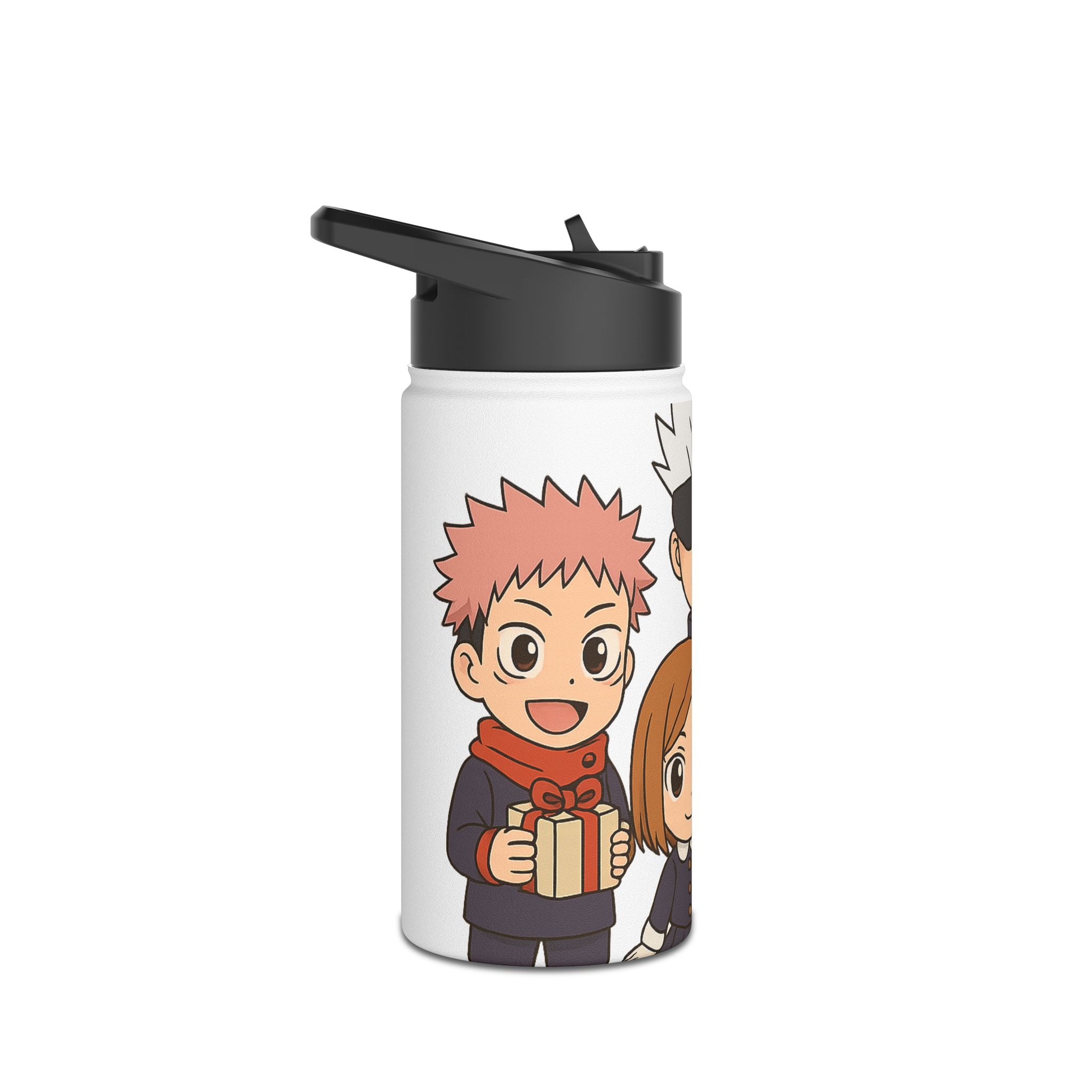 Jujutsu Kaisen Anime Stainless Steel Water Bottle, Standard Lid ( Solo Leveling)